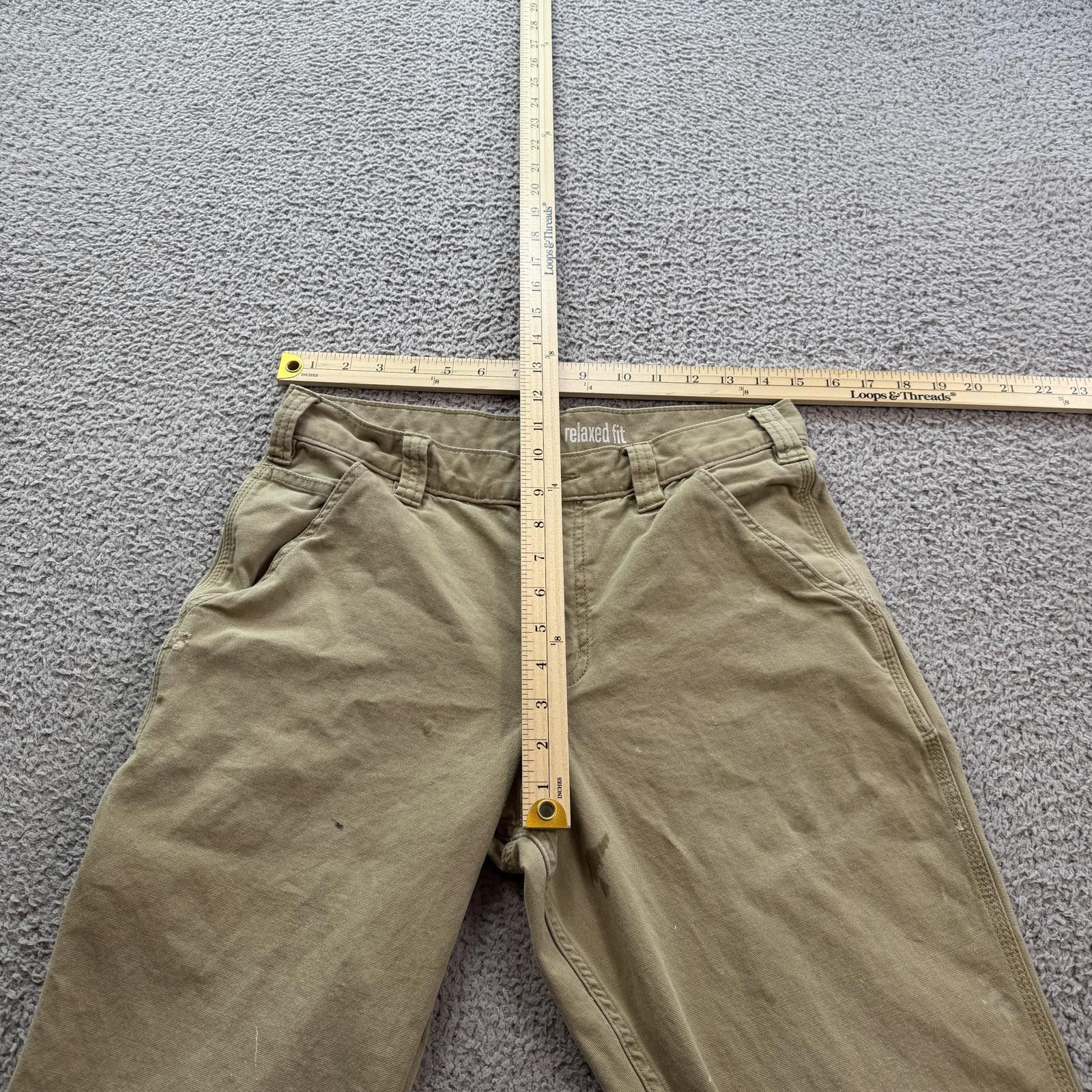 Carhartt Carhartt Relaxed Fit Work Pants Khaki 31x30 Work Carpenter Size US 31 - 3 Thumbnail