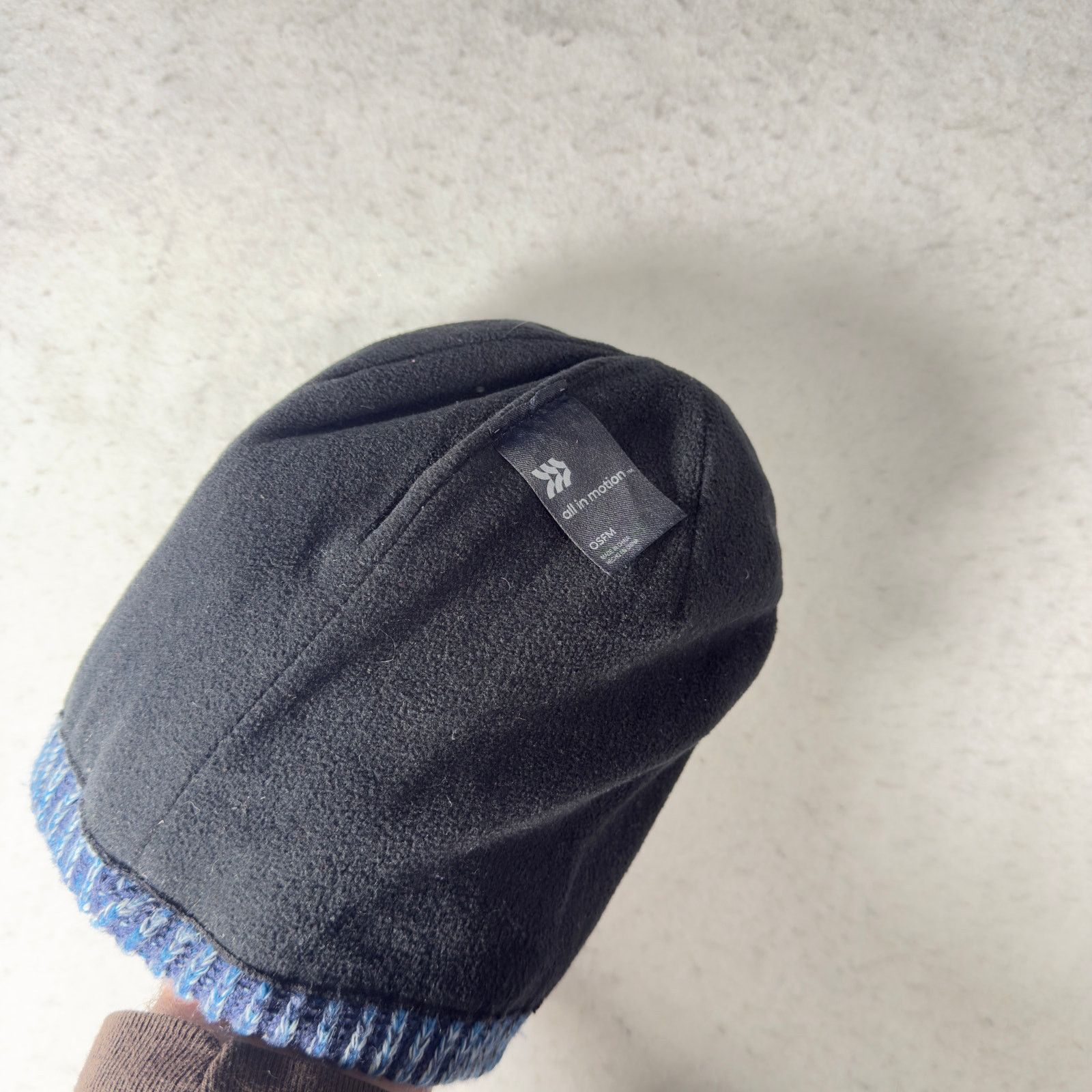 Other All In Motion Ski Hat Beanie Blue Knit Fleece Lined OSFM Size ONE SIZE - 7 Thumbnail