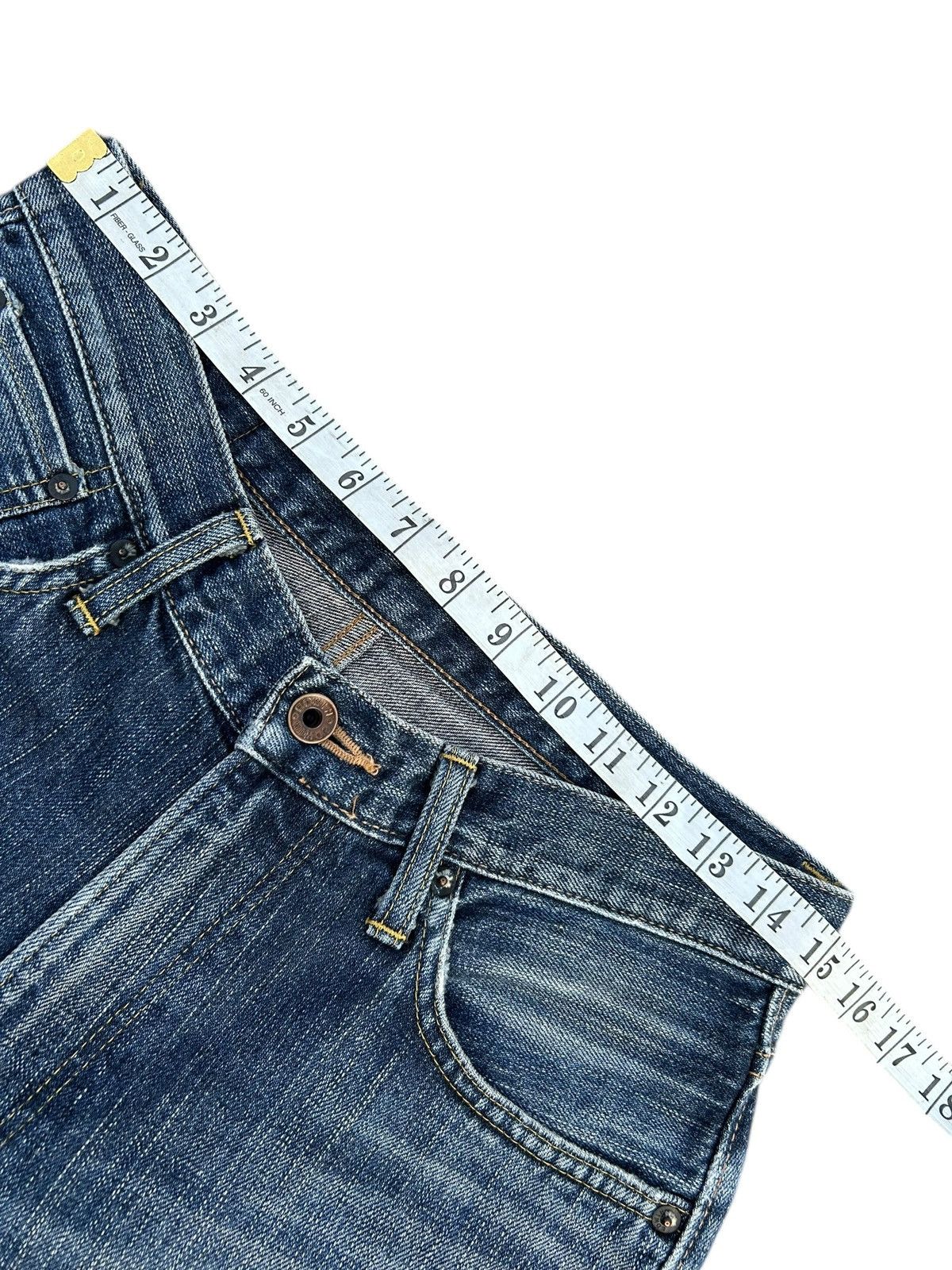Kapital Vintage Edwin 505zx Selvedge Distressed Denim Jeans Size US 30 / EU 46 - 11 Thumbnail