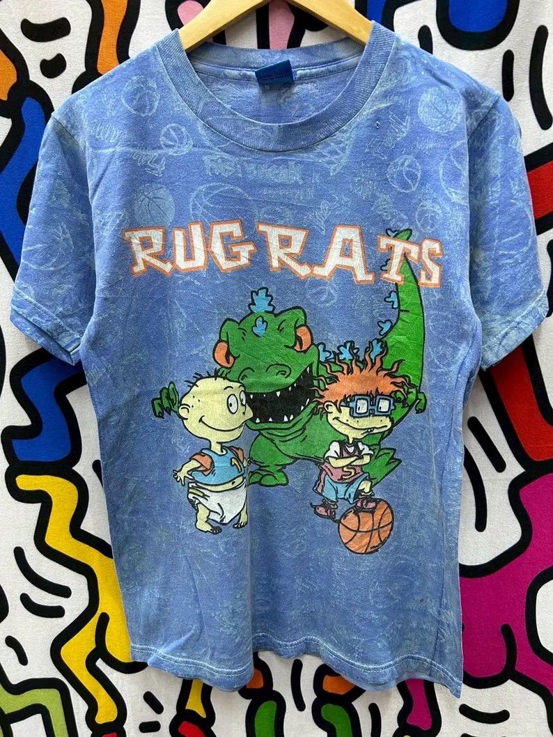 Vintage Vintage 1998 Rugrats Cartoon tshirt size M Size US M / EU 48-50 / 2 - 2 Thumbnail