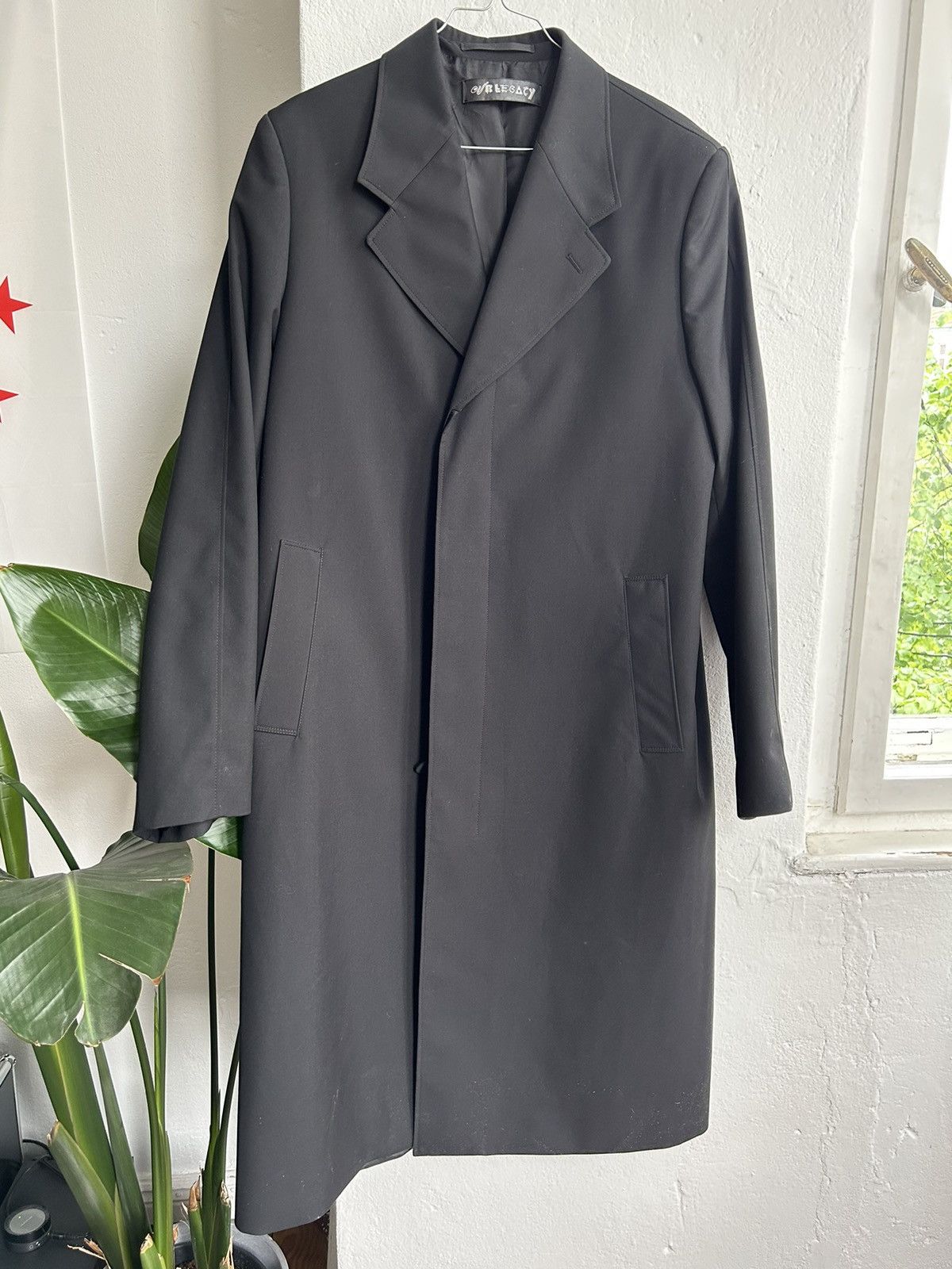 image of Our Legacy Black Uniform Coat, Men's (Size Small)