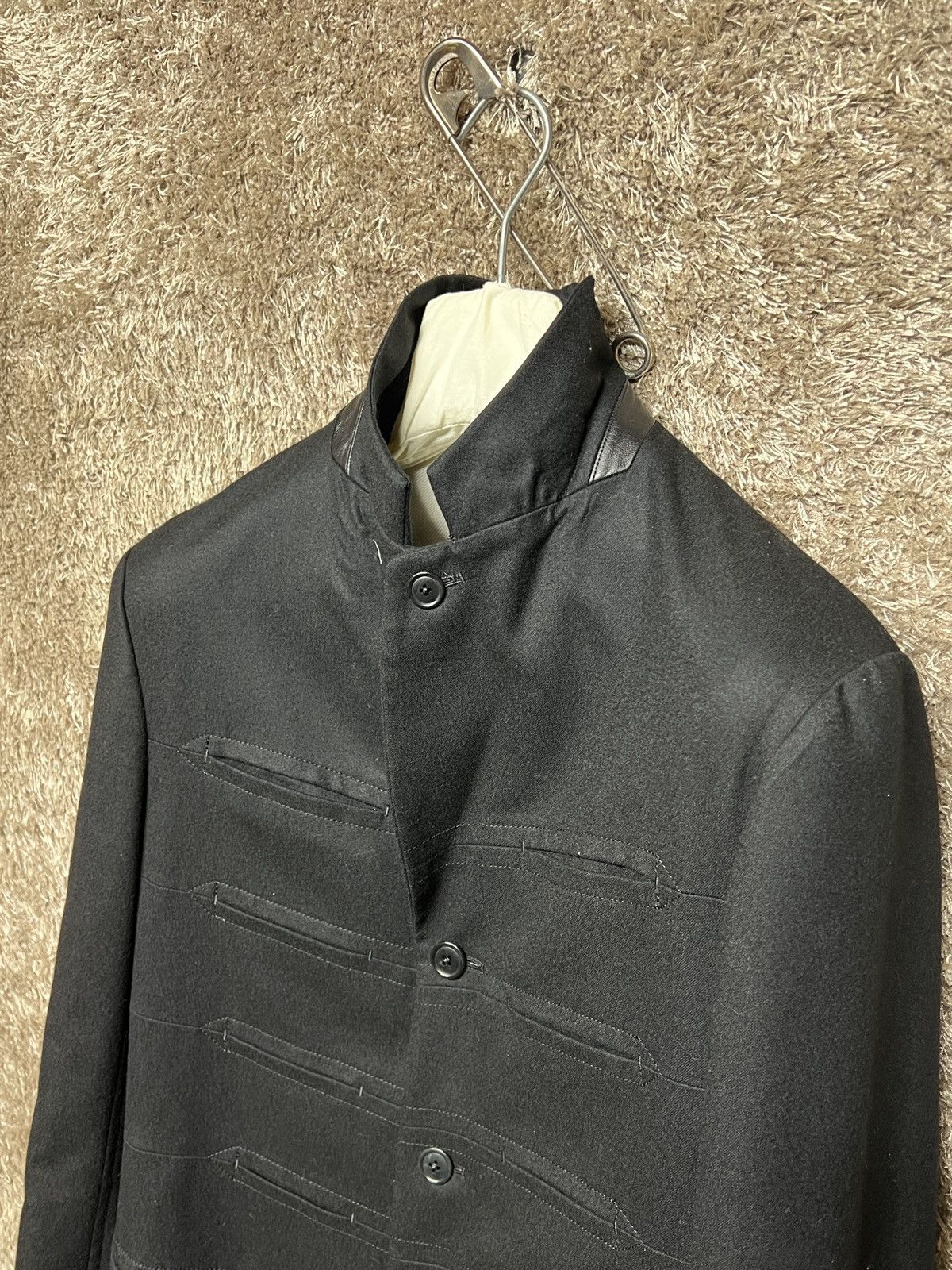 Takahiromiyashita The Soloist. AW17 10-Pocket cut out sleeve Wool Blazer Size 50L - 5 Thumbnail