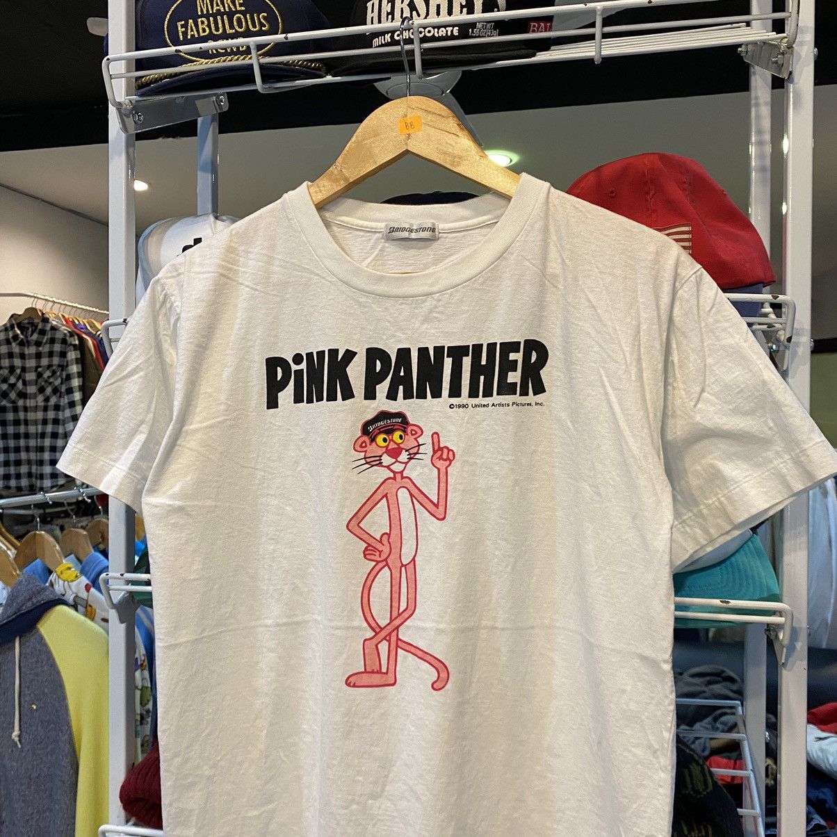 Cartoon Network RARE VTG 90s BRIDGESTONE X PINK PANTHER T-Shirts Size US M / EU 48-50 / 2 - 3 Thumbnail