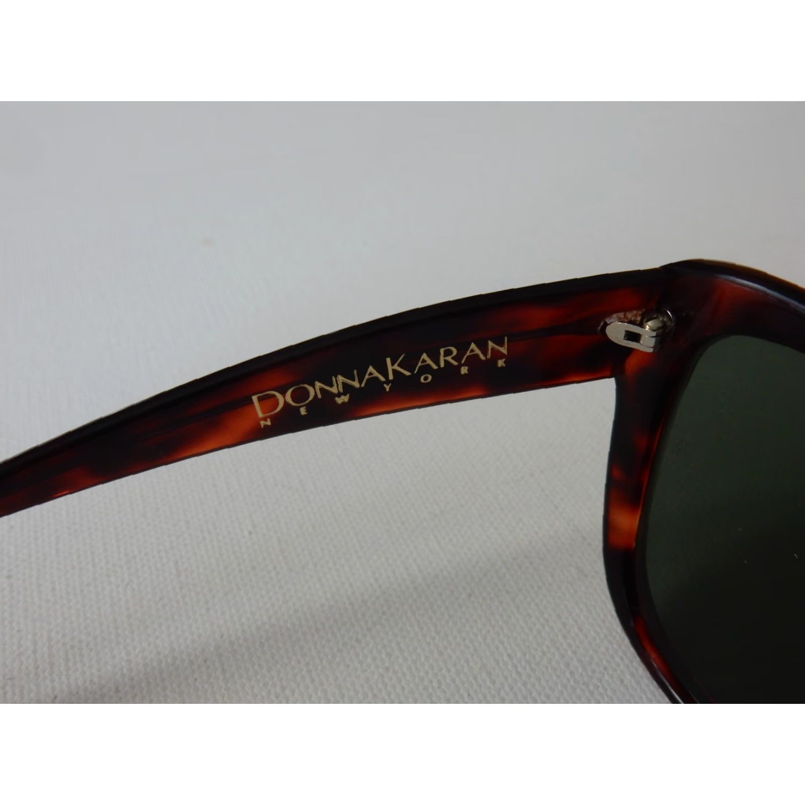 Donna Karan VINTAGE Donna Karan Sunglasses Women's Brown Frame DKNY Bausch & Lomb Lenses Small Scratches (Hard to Notice) Size ONE SIZE - 4 Thumbnail