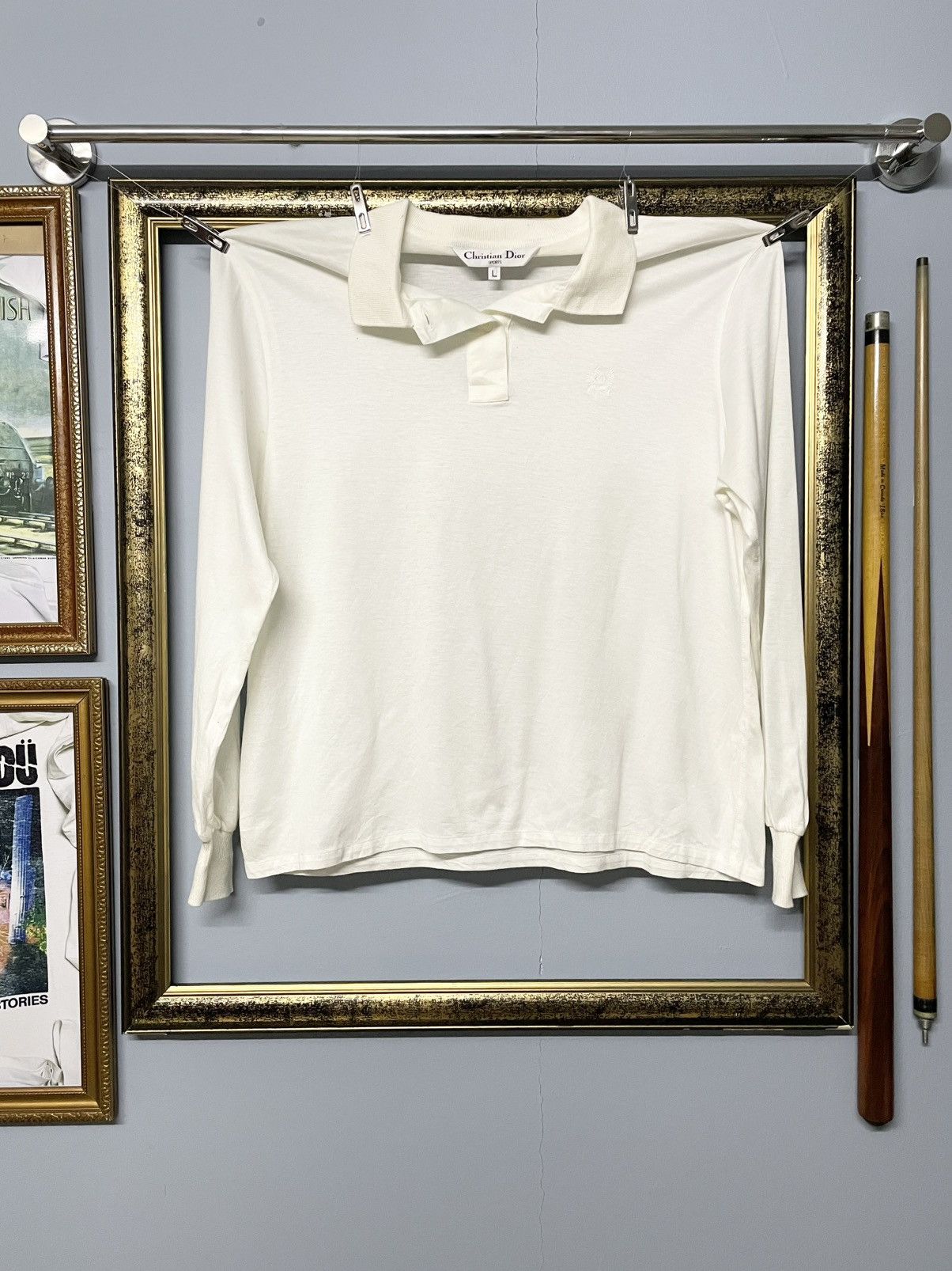 Christian Dior Monsieur Vintage Christian Dior Small Classic Embroidered Logo Polo Size US M / EU 48-50 / 2 - 1 Thumbnail