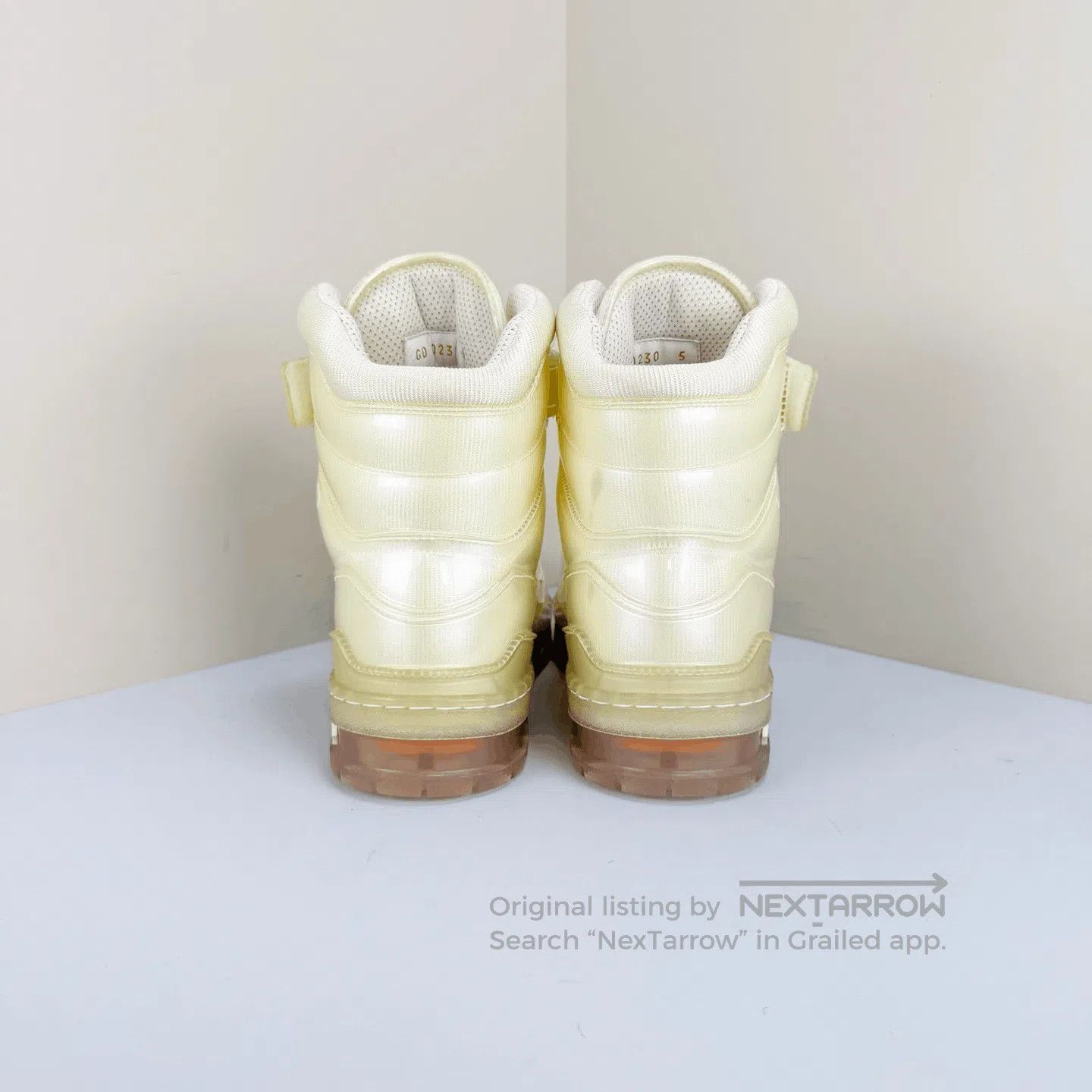 Louis Vuitton Louis Vuitton Transparent High-Top Trainer Sneakers. Size US 5 / EU 37 - 3 Thumbnail