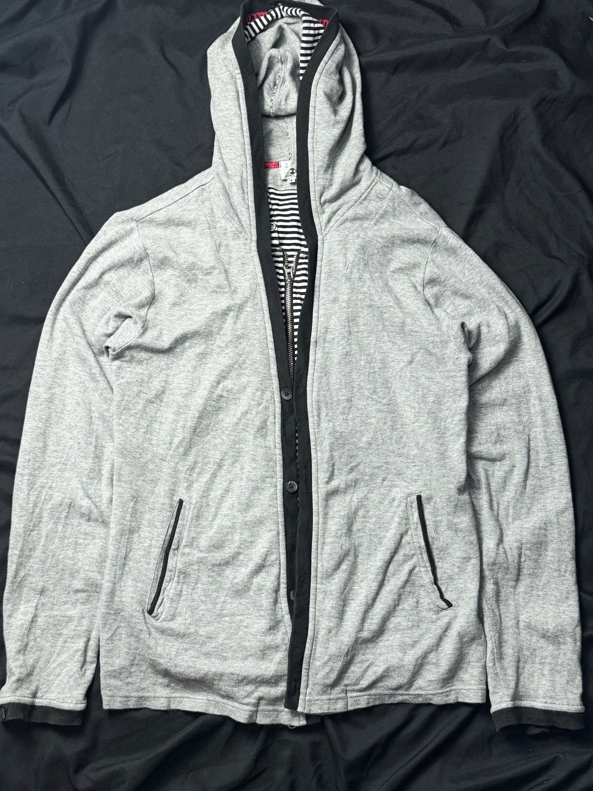 Hysteric Glamour × If Six Was Nine × Japanese Brand DOUBLE LAYER TAKEO KIKUCHI JAPAN ZIP HOODIE Size US M / EU 48-50 / 2 - 3 Thumbnail