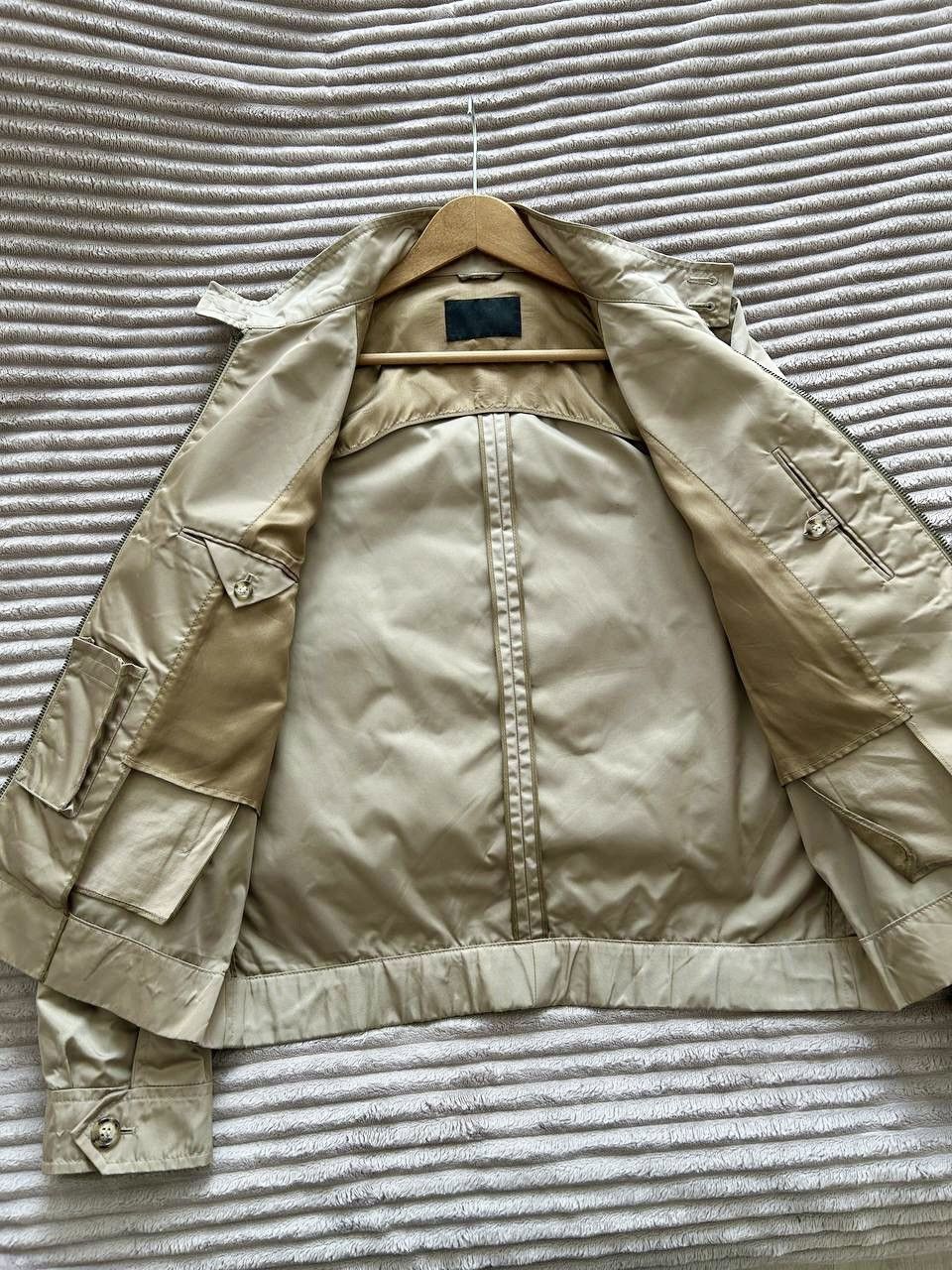 Prada 00’s Prada Vintage Nylon Metal Zip Bomber Jacket Size M Size US M / EU 48-50 / 2 - 11 Thumbnail