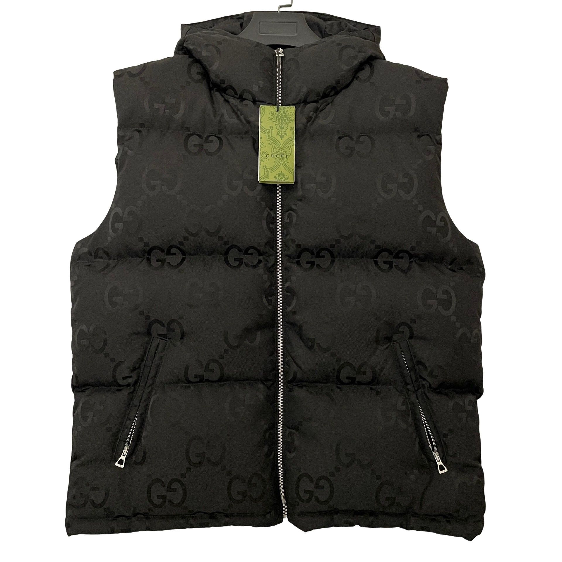 Gucci Gucci GG Jacquard Hooded Down Vest Size 50 Size US M / EU 48-50 / 2 - 1 Thumbnail