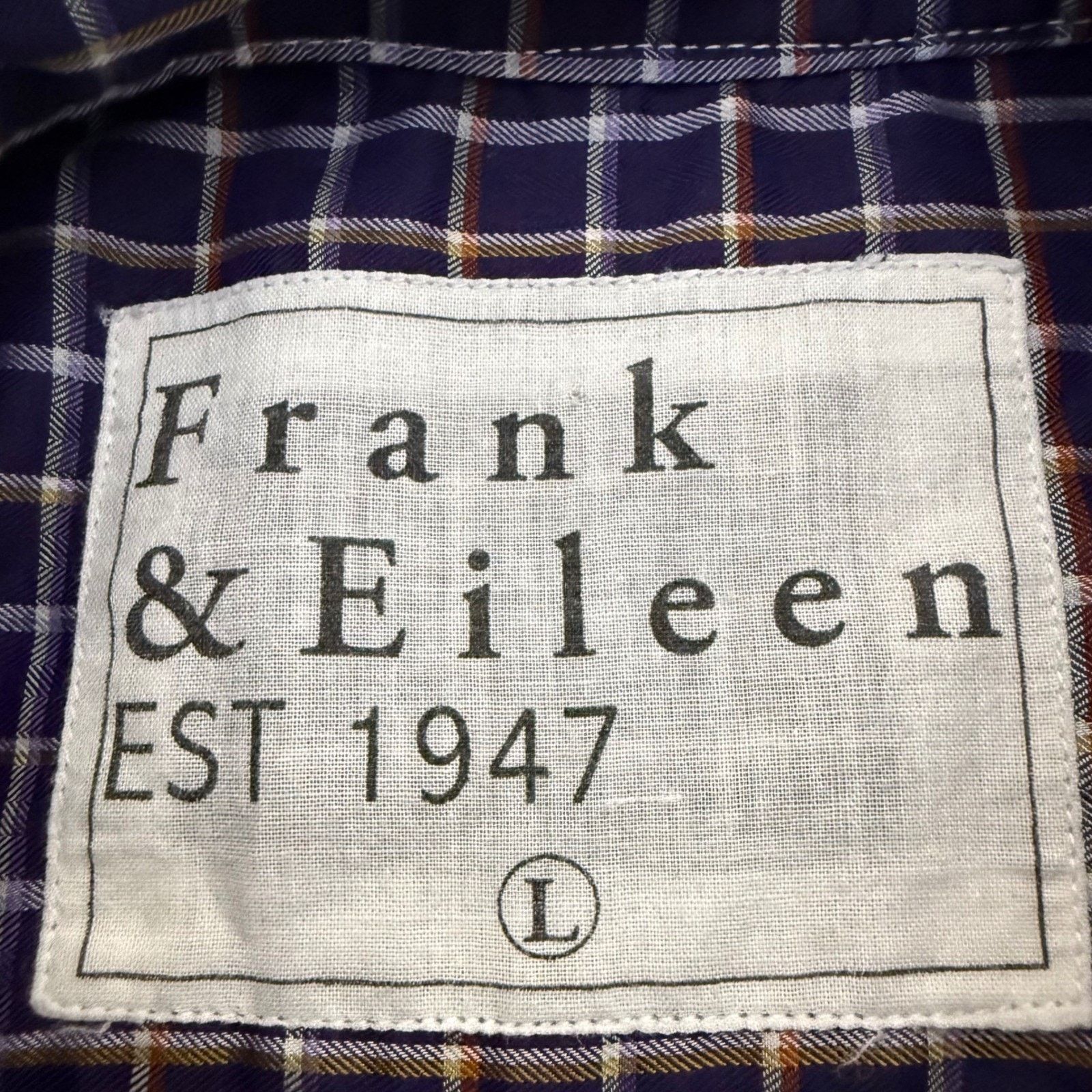 Frank & Eileen Frank & Eileen Paul Shirt Mens Large Purple Plaid Button Up Size US L / EU 52-54 / 3 - 2 Thumbnail