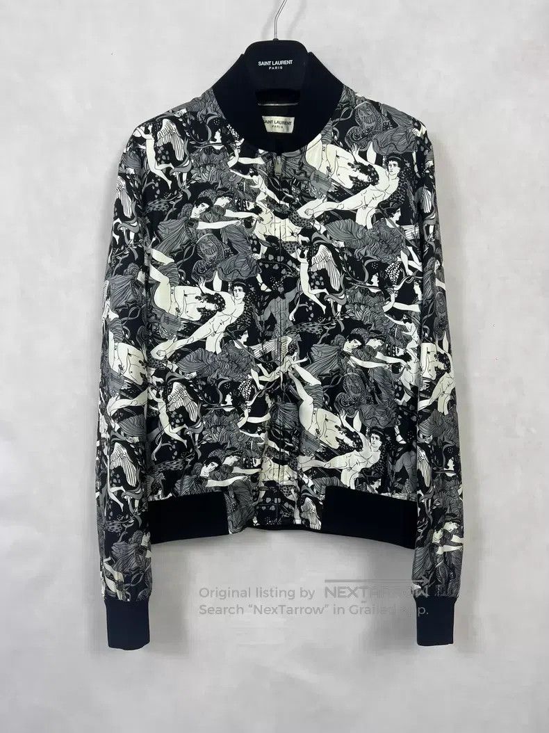 Saint Laurent Paris Saint Laurent Paris Classic Greek Mythology Themed Printed Size US M / EU 48-50 / 2 - 1 Thumbnail