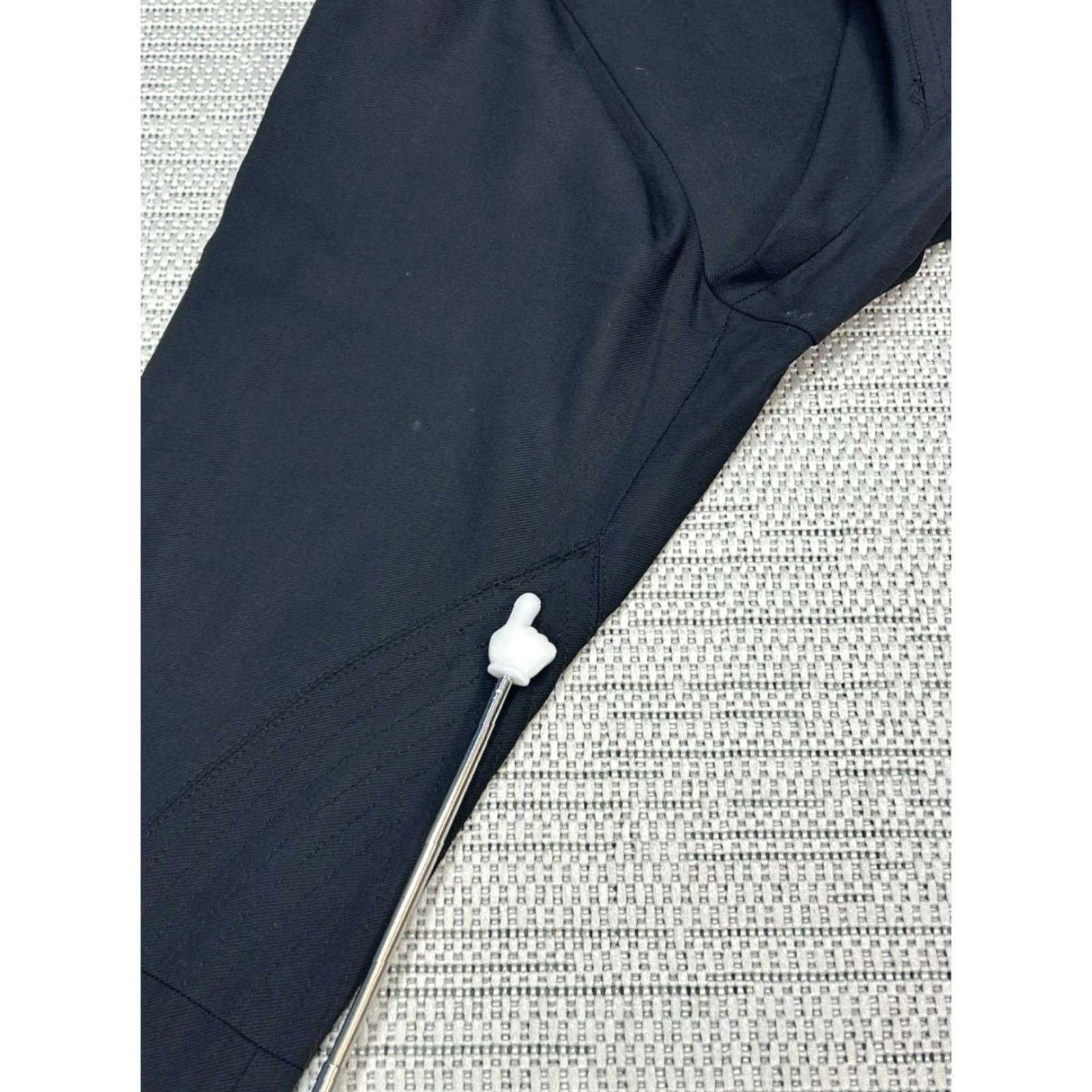 Stella McCartney Stella McCartney Leggings Womens 38 Black Wool Ankle Zip Stretch Skinny Non-Numeric: 38? Size 26" / US 2 / IT 38 - 5 Thumbnail