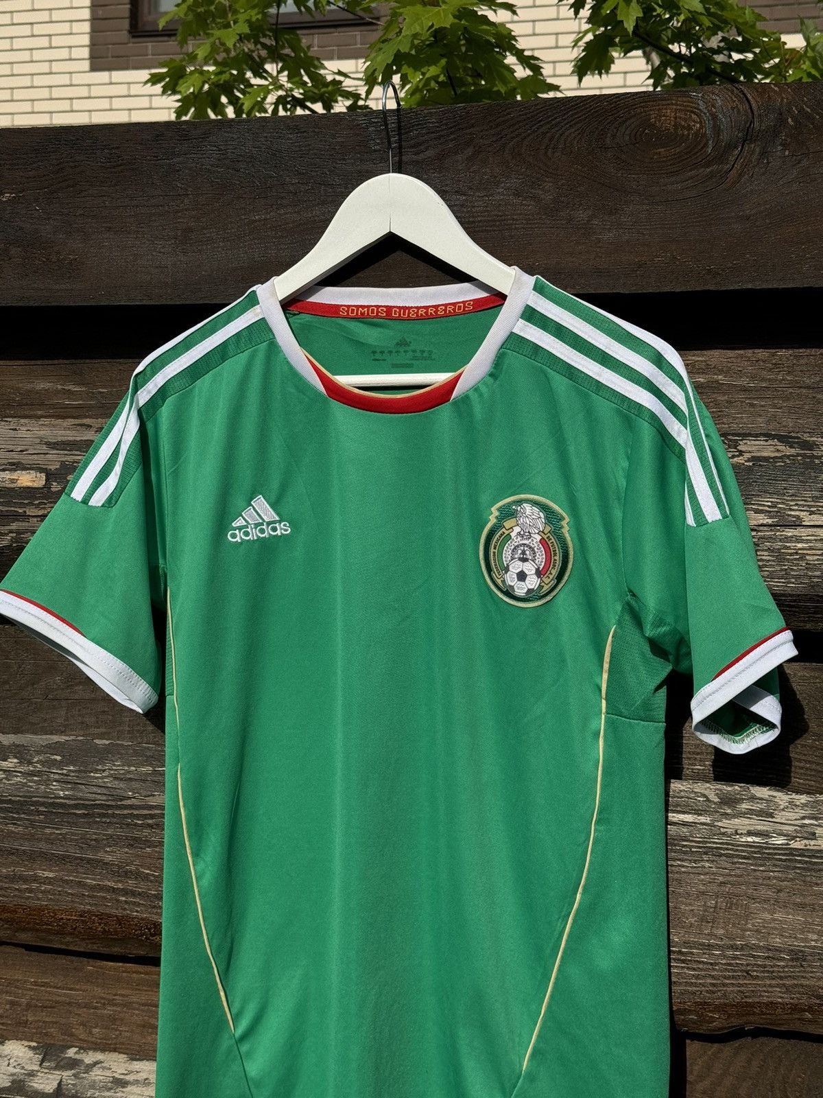 Adidas × Vintage 2010 Adidas Mexico green vintage soccer jersey Size US S / EU 44-46 / 1 - 3 Thumbnail