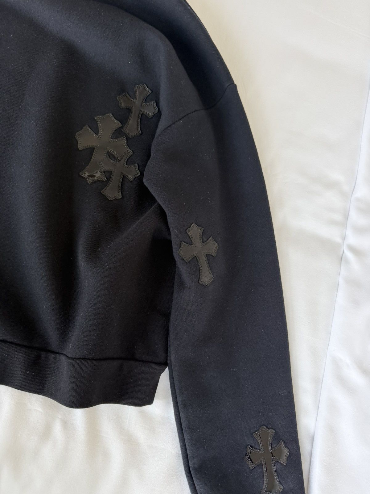 Chrome Hearts Chrome Hearts Patch Crewneck Size US L / EU 52-54 / 3 - 9 Thumbnail