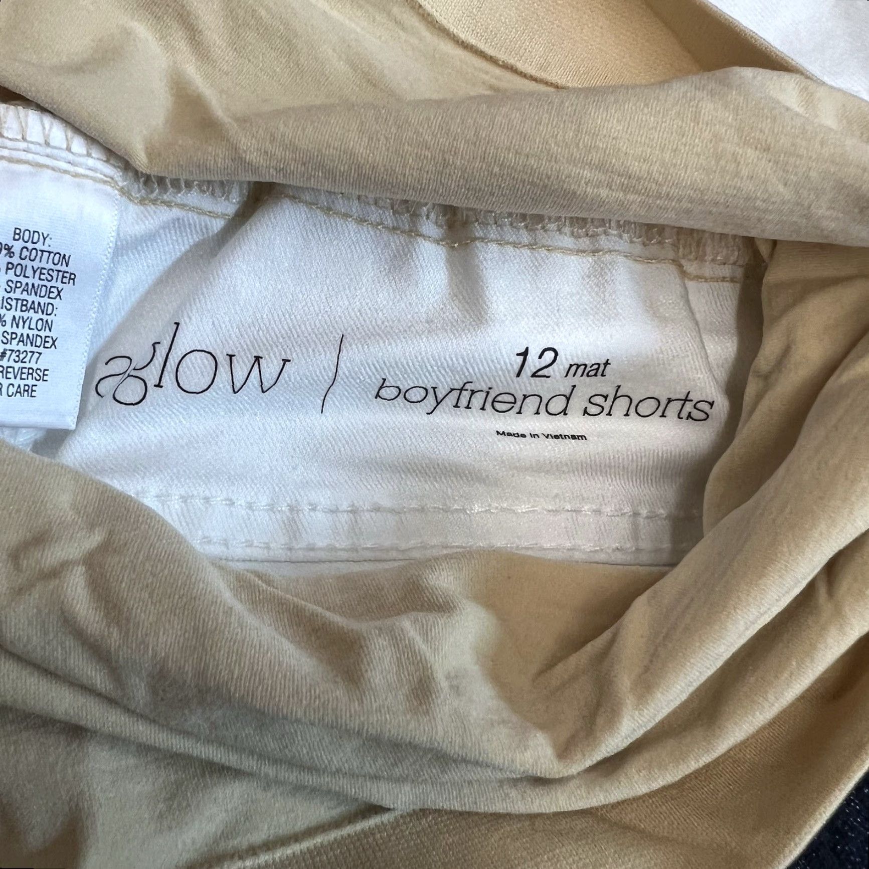 Bell a:glow Maternity Boyfriend Shorts Adult Women White Denim 12 32x5 High Rise Stretch 5-Pocket NWT Size 34" / US 12 / IT 48 - 6 Thumbnail