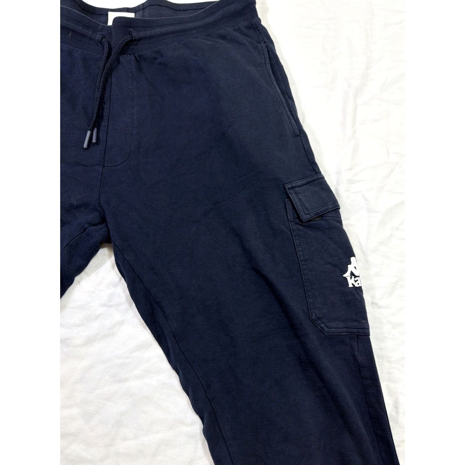 Kappa Kappa Sweatpants Men XXL Navy Blue Cargo Cotton Ankle Jogger Pants 2XL Regular Navy Mens Size US 39 - 5 Thumbnail