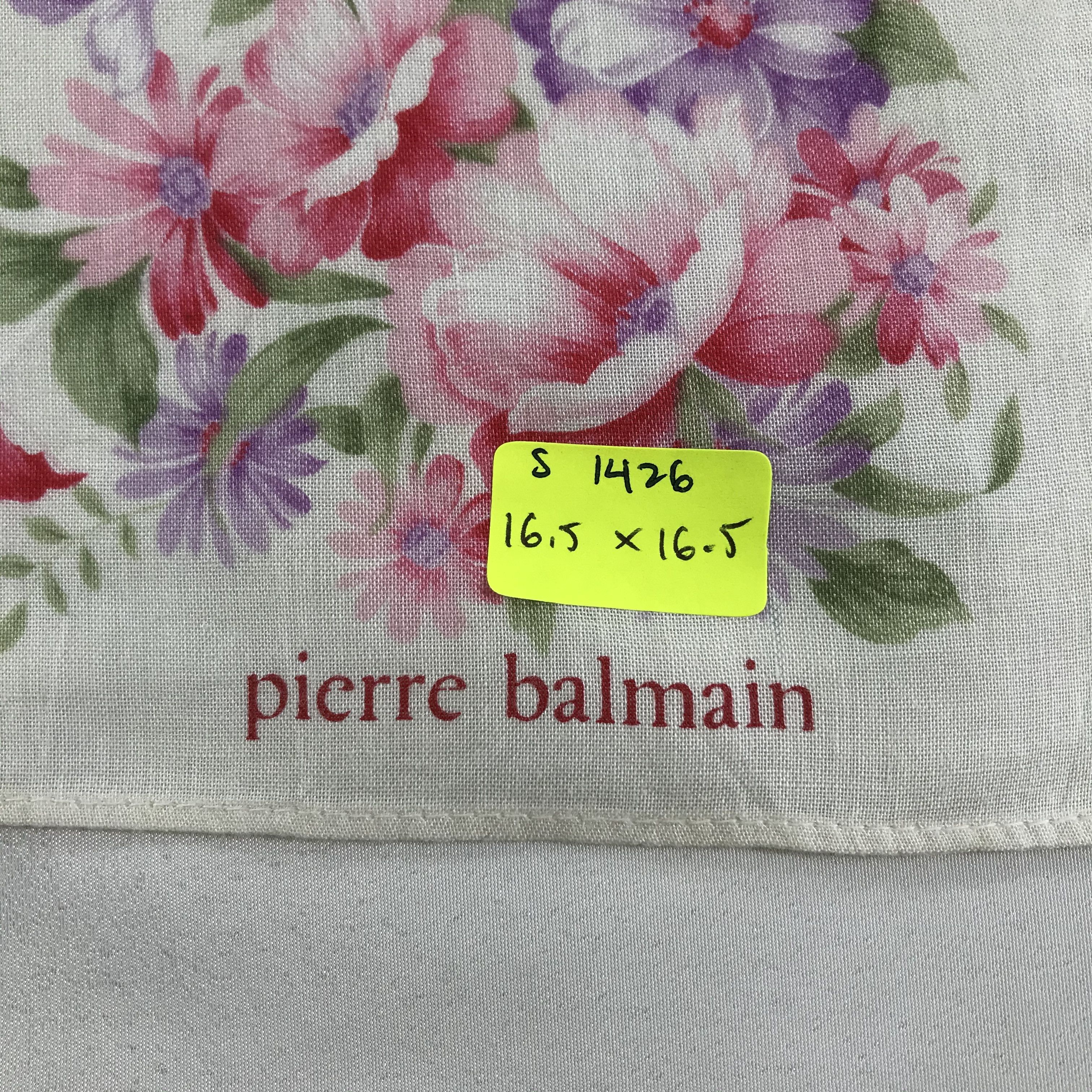 Pierre Balmain × Vintage Pierre Balmain Bandana / Handkerchief / Neckerchief - S1426 Size ONE SIZE - 5 Thumbnail