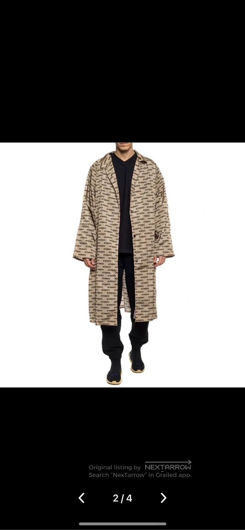 Other Vetements Letter Logo Trench Coat Size US XS / EU 42 / 0 - 8 Thumbnail