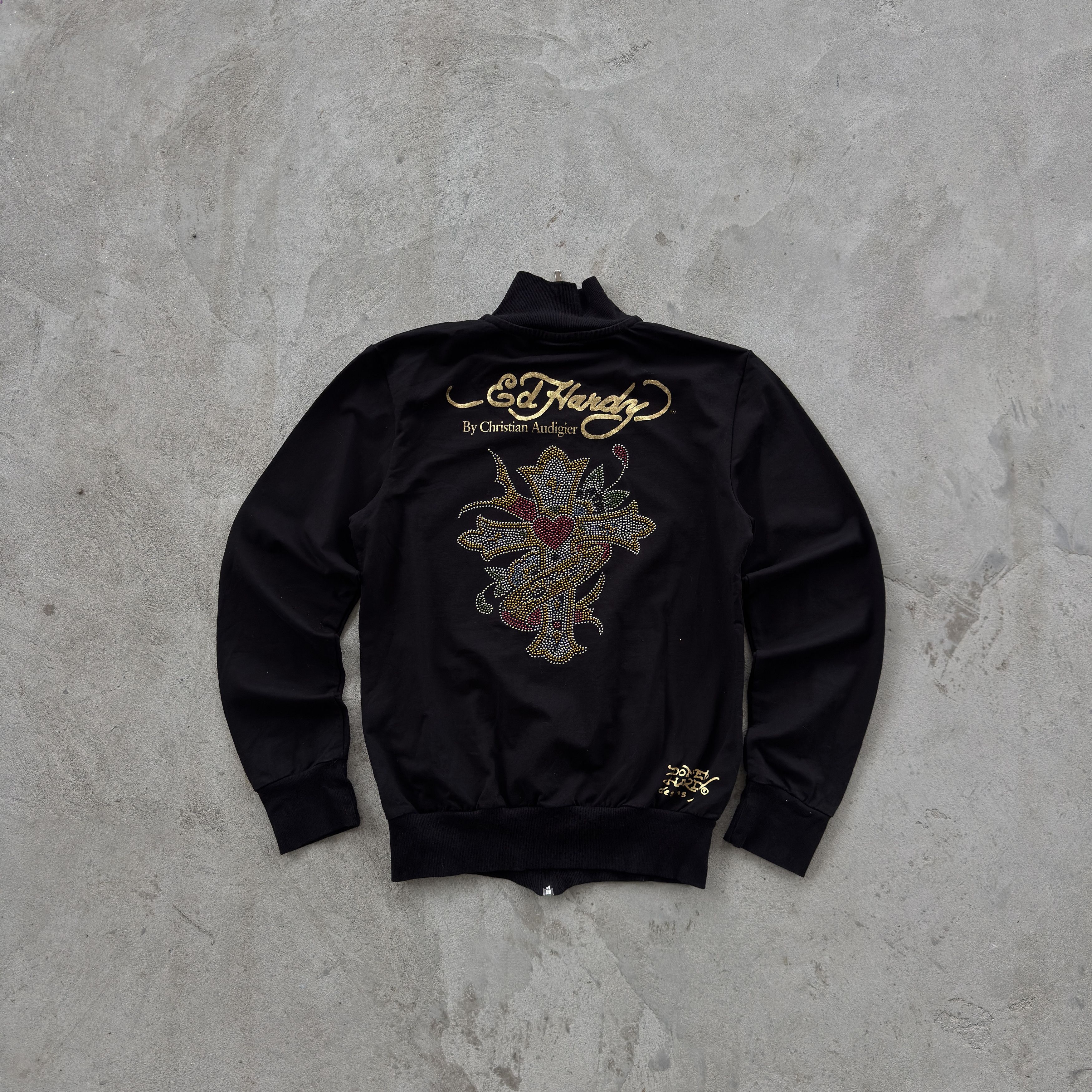 Ed Hardy Vintage Ed Hardy Cotton Full Zip Jacket Size M / US 6-8 / IT 42-44 - 1 Thumbnail