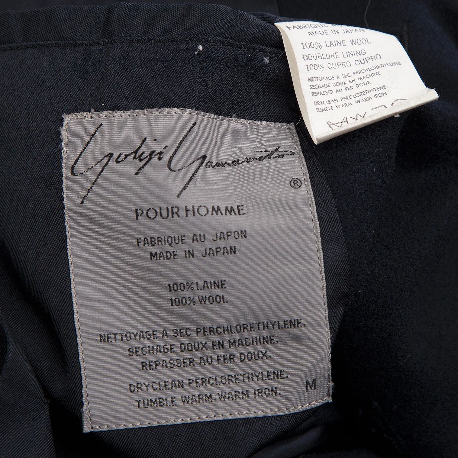 Yohji Yamamoto Yohji Yamamoto Double Jacket Navy M Size US M / EU 48-50 / 2 - 19 Thumbnail