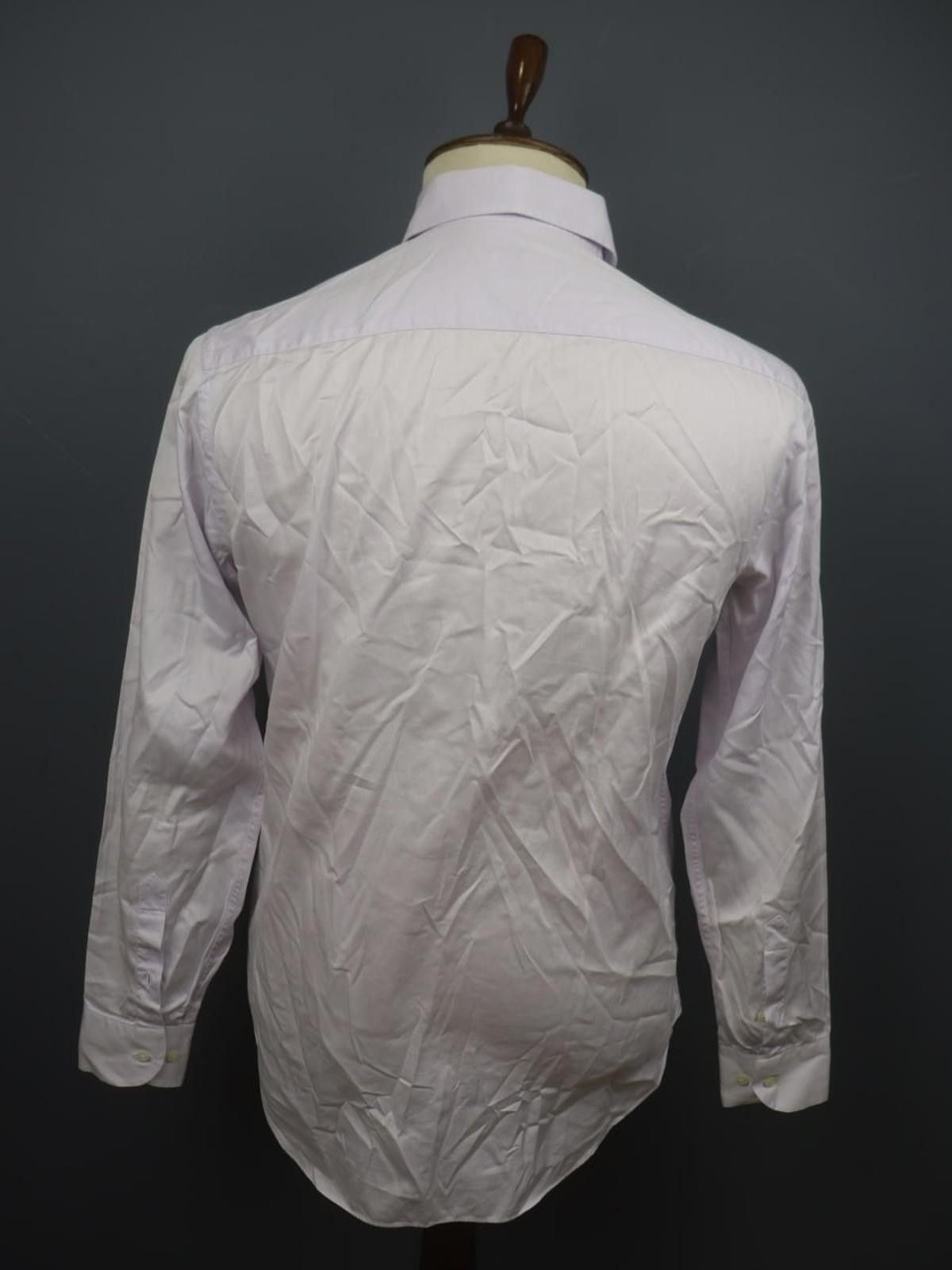 Armani Armani Pink 100% Cotton Collar Formal Dress Shirt Size 40 Size 38R - 4 Thumbnail