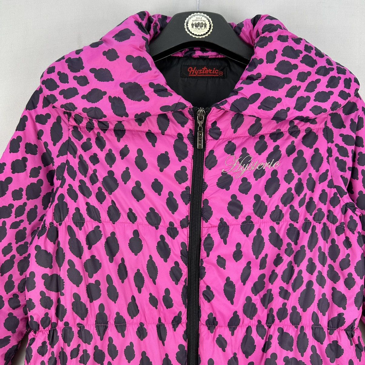 Hysteric Glamour Hysteric Glamour Mini Puffer Leopard Black Pink Jacket Size XS / US 0-2 / IT 36-38 - 10 Thumbnail