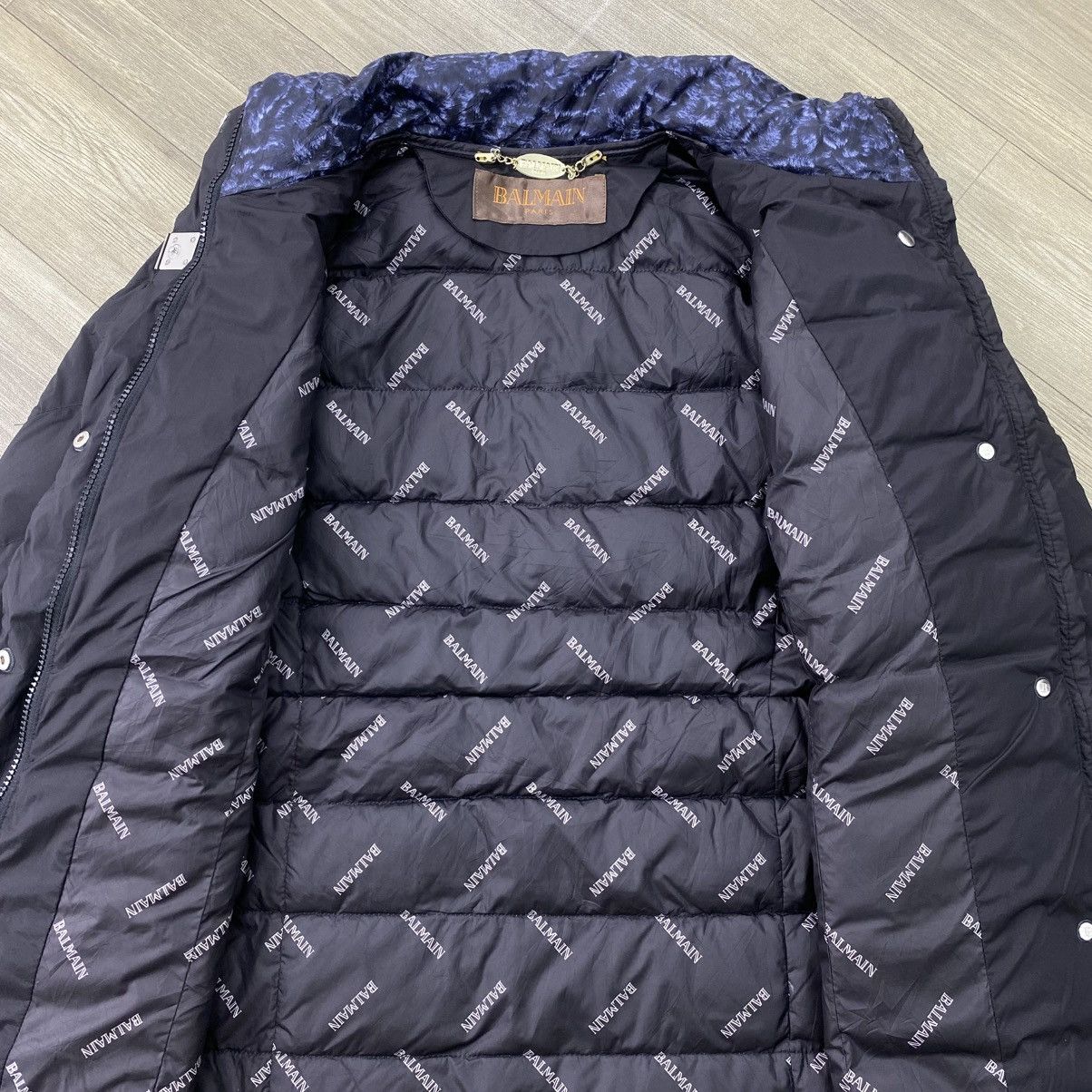 Balmain Balmain Paris Runway Leopard Quilted Down Puffer Jacket Size US L / EU 52-54 / 3 - 19 Thumbnail
