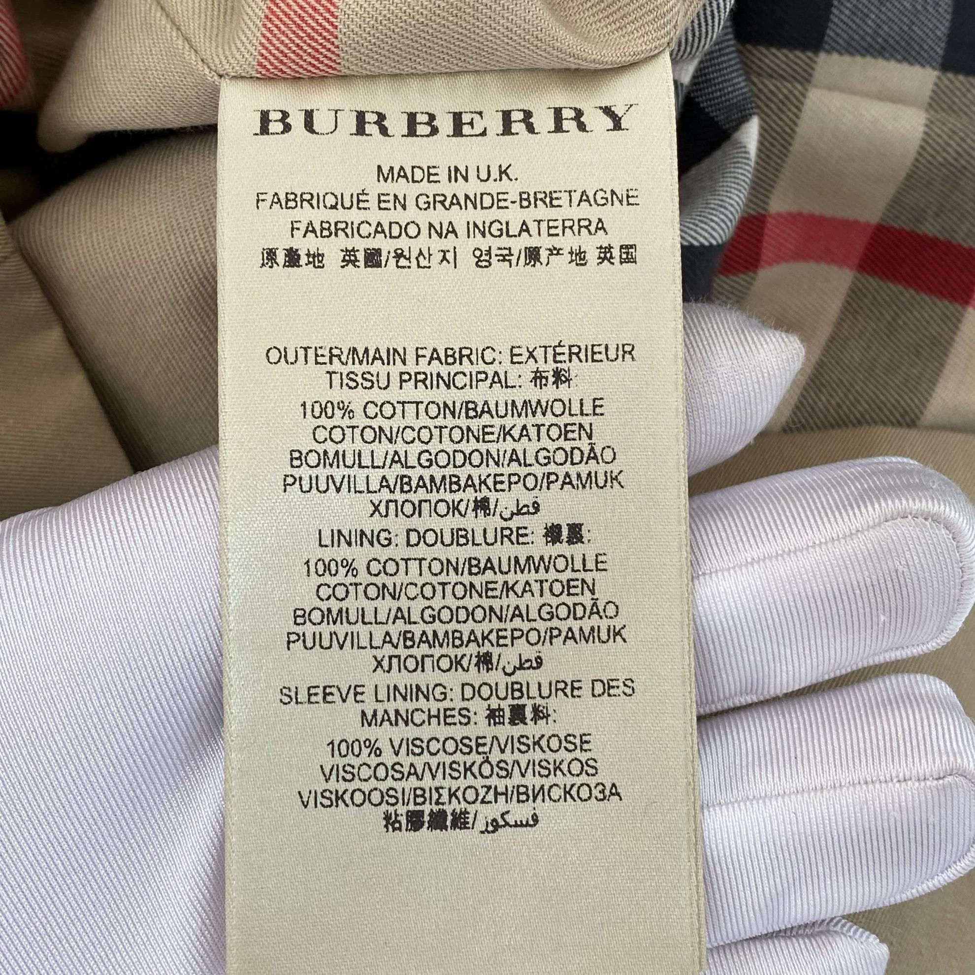 Burberry Burberry Khaki Trench Coat UK4 New With Tags Size XS / US 0-2 / IT 36-38 - 8 Thumbnail