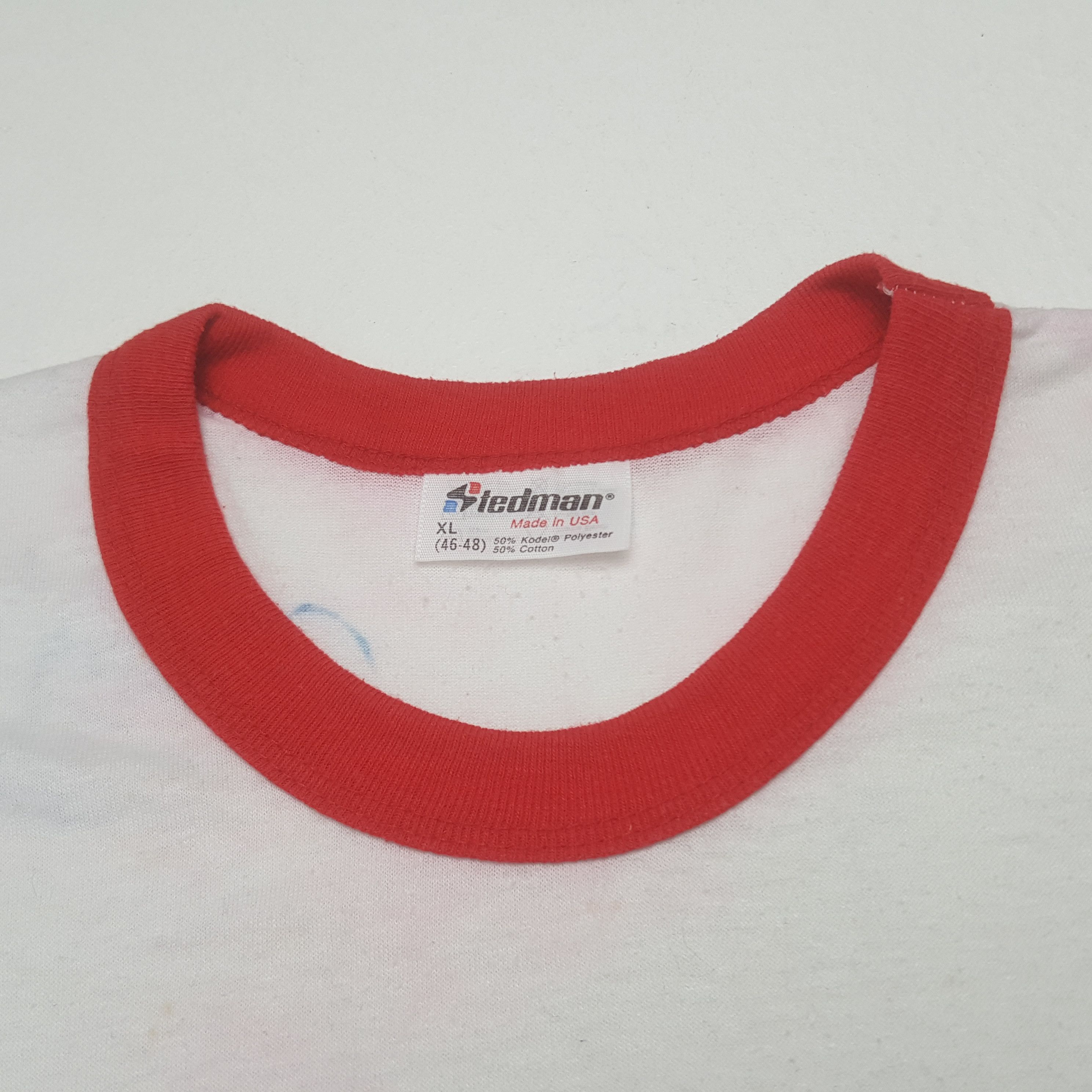 Vintage Vintage 90's Stedman Special Olympics Ringer Tshirt C319N15 Size US L / EU 52-54 / 3 - 5 Thumbnail