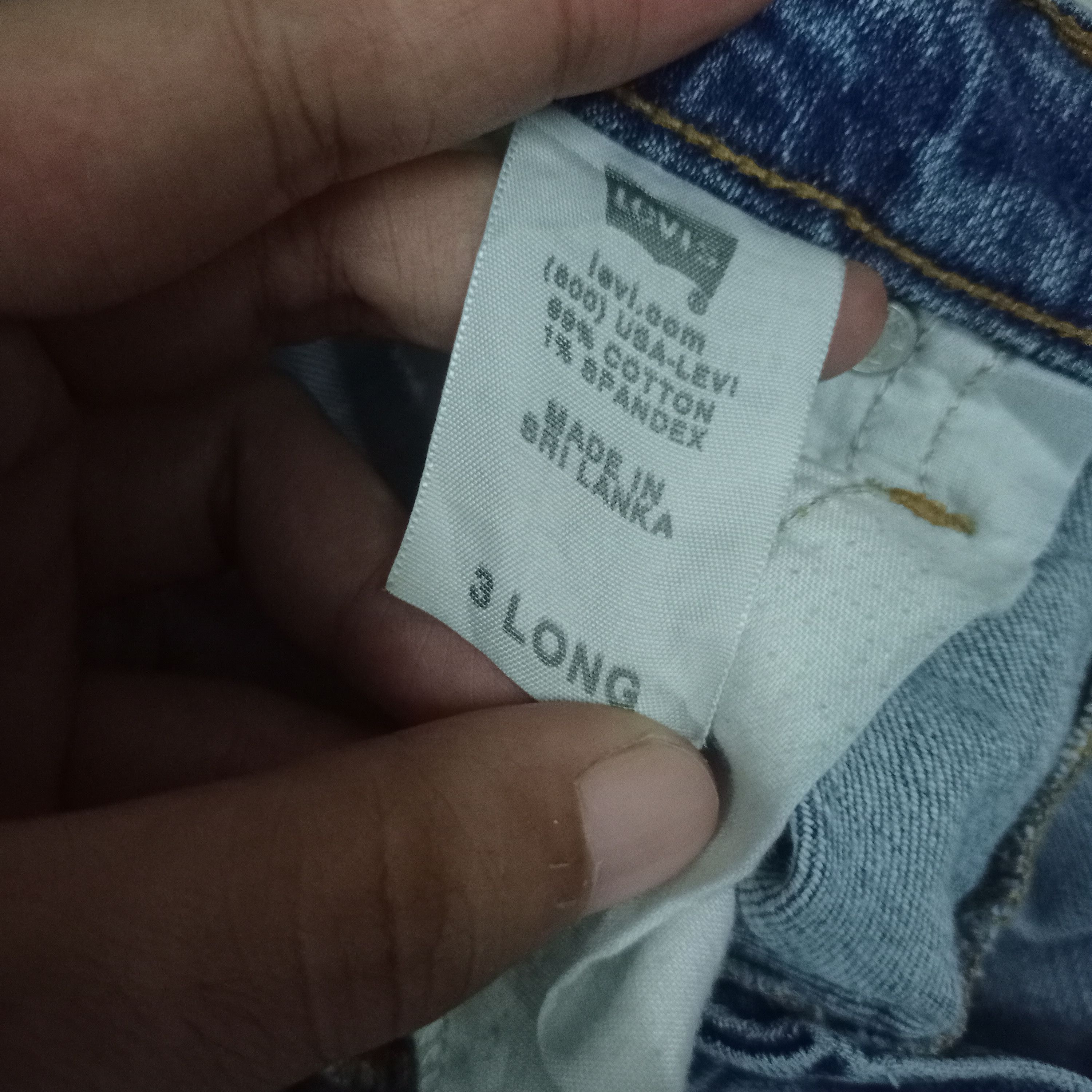 Levi's × Levi's Vintage Clothing Rare Levis 518 Superlow Blue Wash Distressed Flare Jeans Size 28" / US 6 / IT 42 - 6 Thumbnail