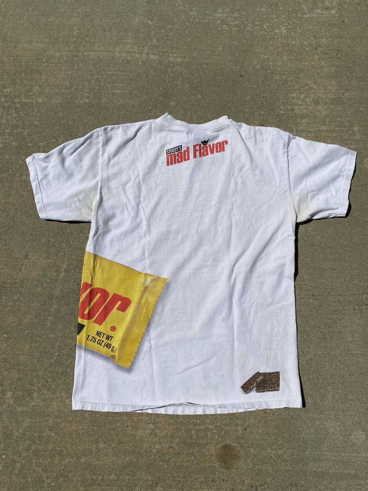 Stussy × Vintage VINTAGE Stüssy Mad Flavor Candy Bar Tee Size US M / EU 48-50 / 2 - 2 Thumbnail