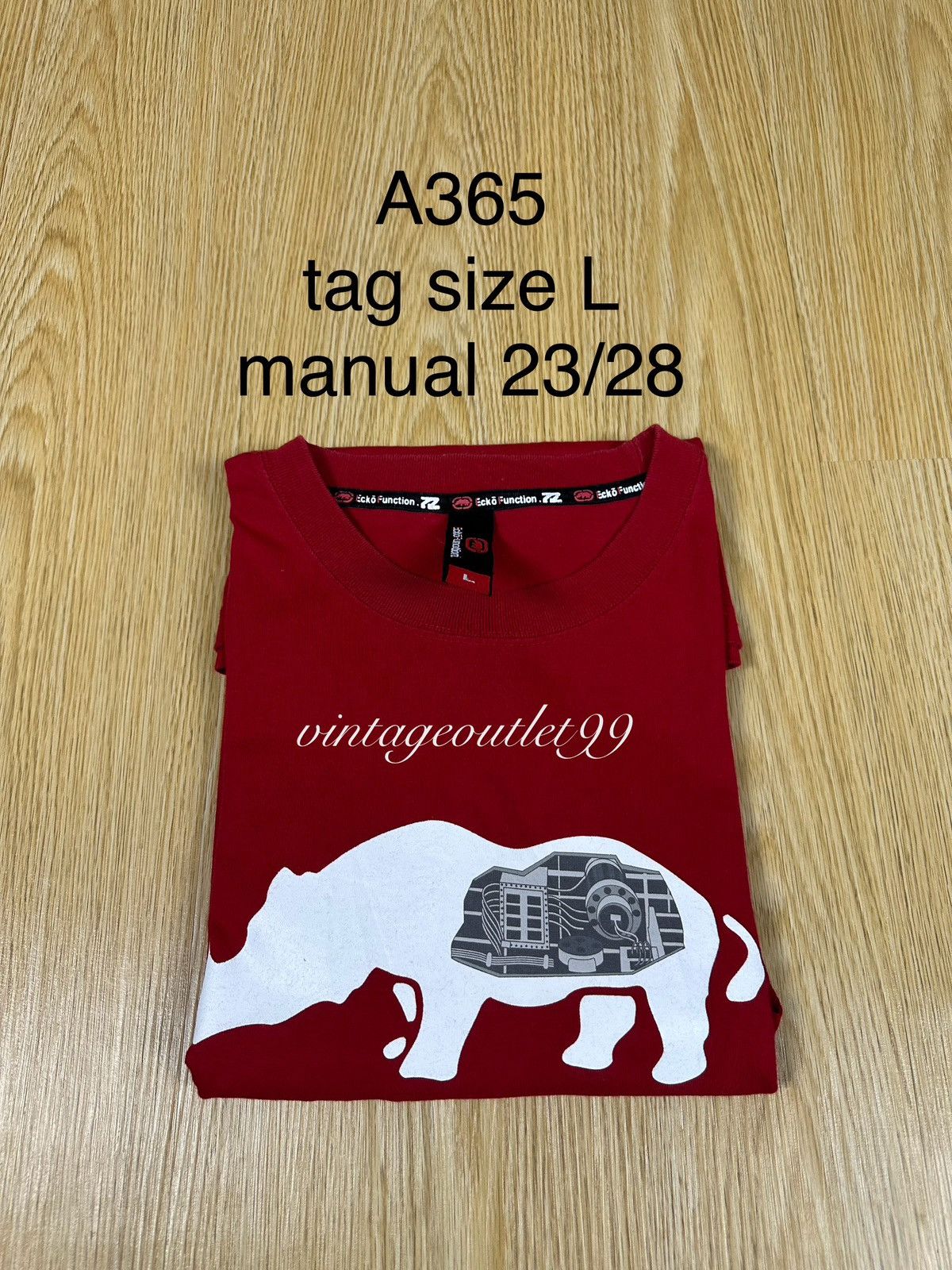Ecko Unltd. Ecko Function Vintage Big Logo Tshirt A365 Size US L / EU 52-54 / 3 - 11 Thumbnail