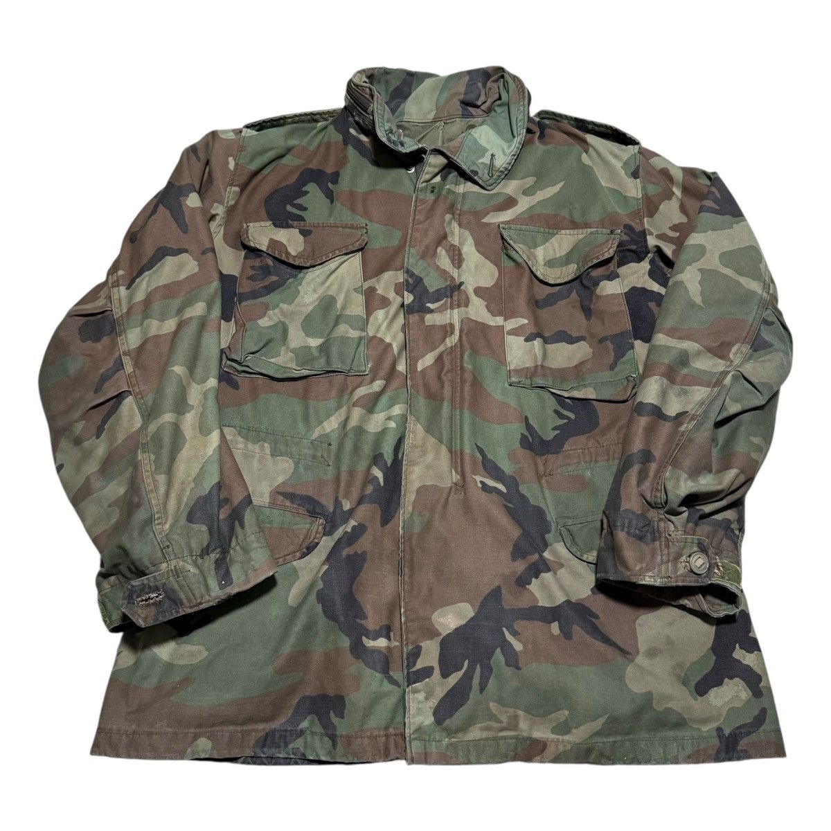 Vintage Vintage Cold Weather Field Camouflage Coat Men’s Medium Long Size US M / EU 48-50 / 2 - 1 Thumbnail