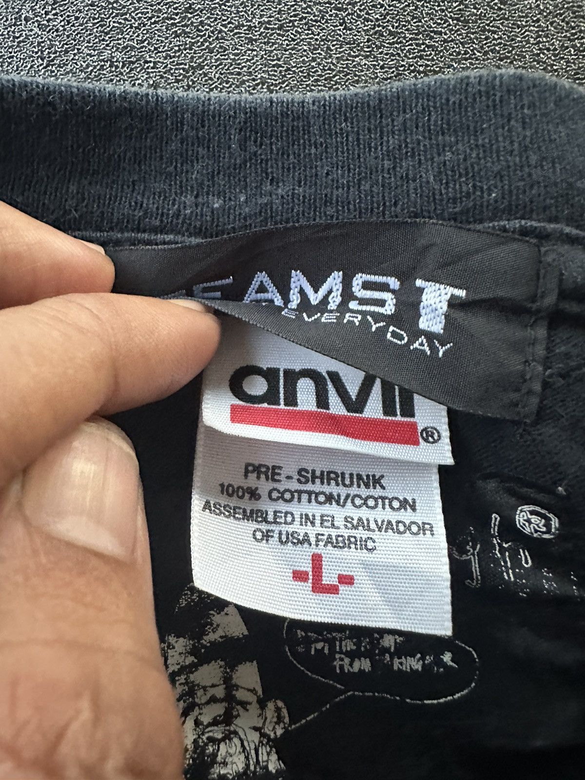 Beams Plus Vintage Beams + Anvil Humor Tshirt A503 Size US L / EU 52-54 / 3 - 9 Thumbnail