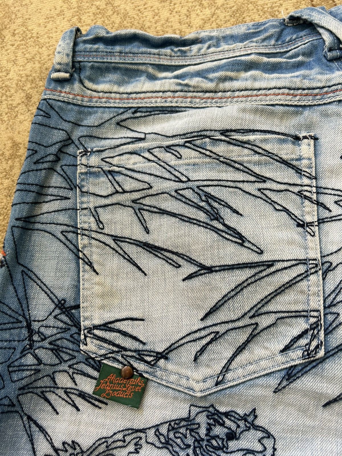 Akademiks Vintage Akademiks Embroidered Baggy Jorts Size US 40 / EU 56 - 7 Thumbnail