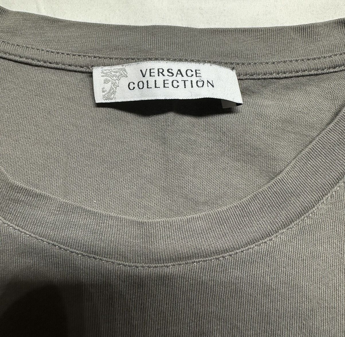 Versace Versace Collection Gray Medusa Graphic Tee Shirt (Small) Size US S / EU 44-46 / 1 - 5 Thumbnail