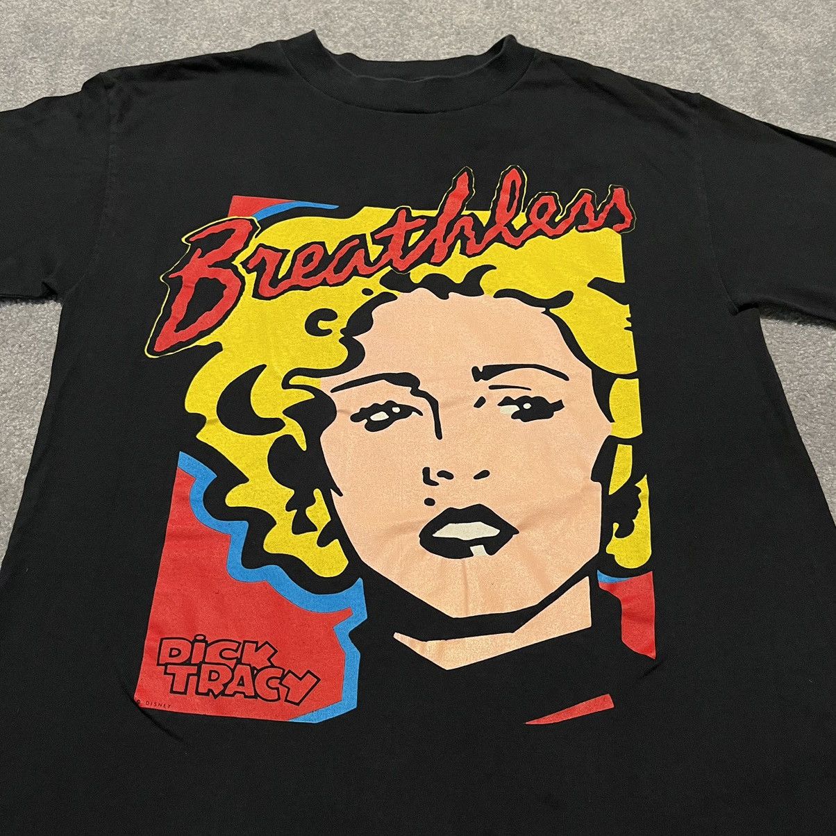 Vintage Vintage 1990s Dick Tracy Madonna Breathless Disney Tee Shirt Size US L / EU 52-54 / 3 - 2 Thumbnail
