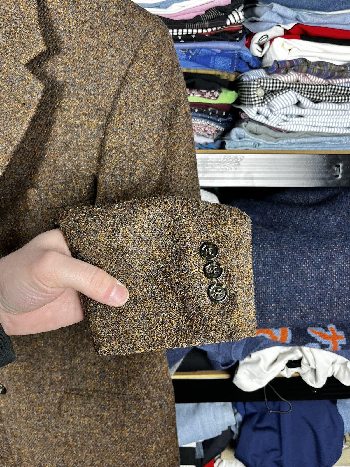 Harris Tweed × Vintage Harris Tweed wool blaze jacket Size 48R - 8 Thumbnail