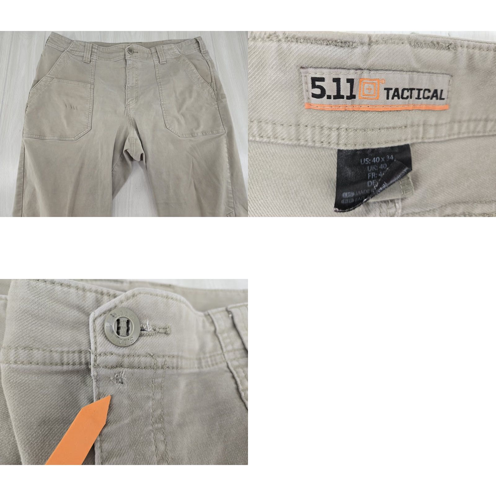 Vintage VINTAGE 5.11 Tactical Series Pants Mens Size 40/34 Green Style 74528 Cargo Straight Reg Mens Size US 40 / EU 56 - 8 Thumbnail