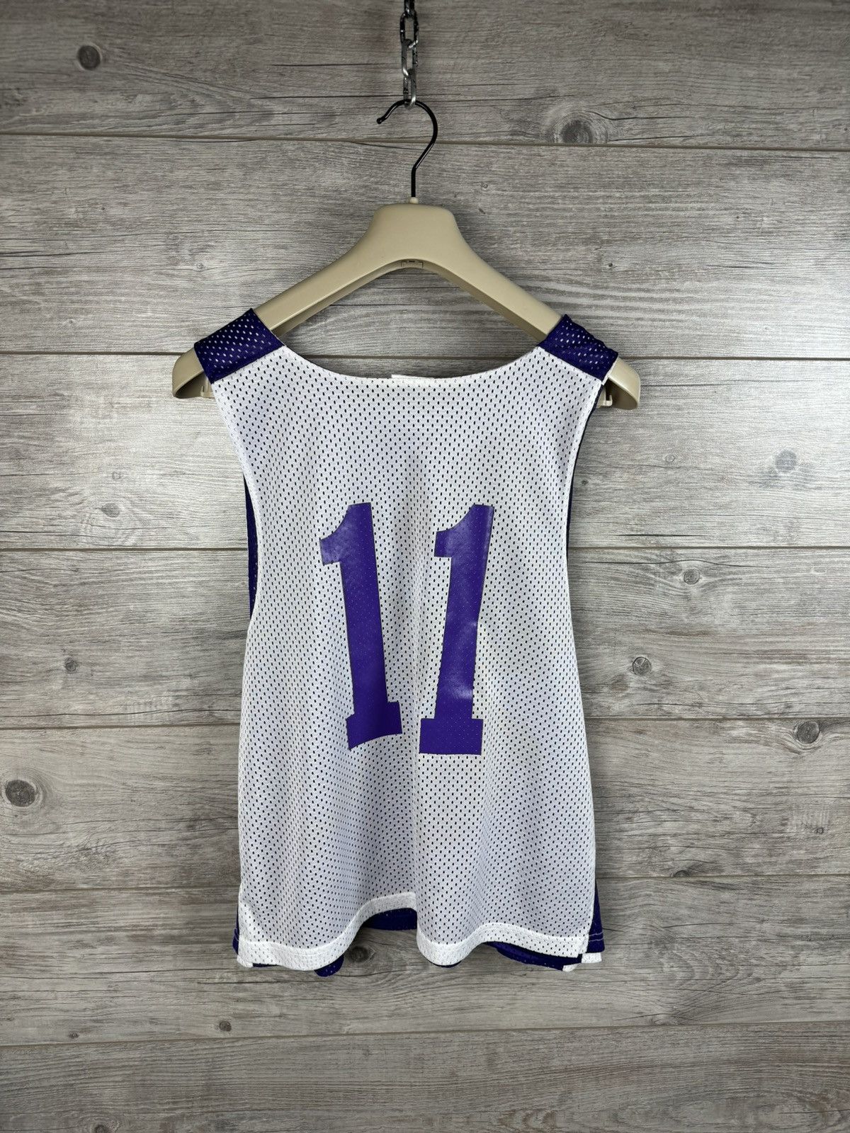 Nike NIKE VINTAGE LACROSSE DOUBLE SIDED MESH T-SHIRT #11 Size US L / EU 52-54 / 3 - 11 Thumbnail