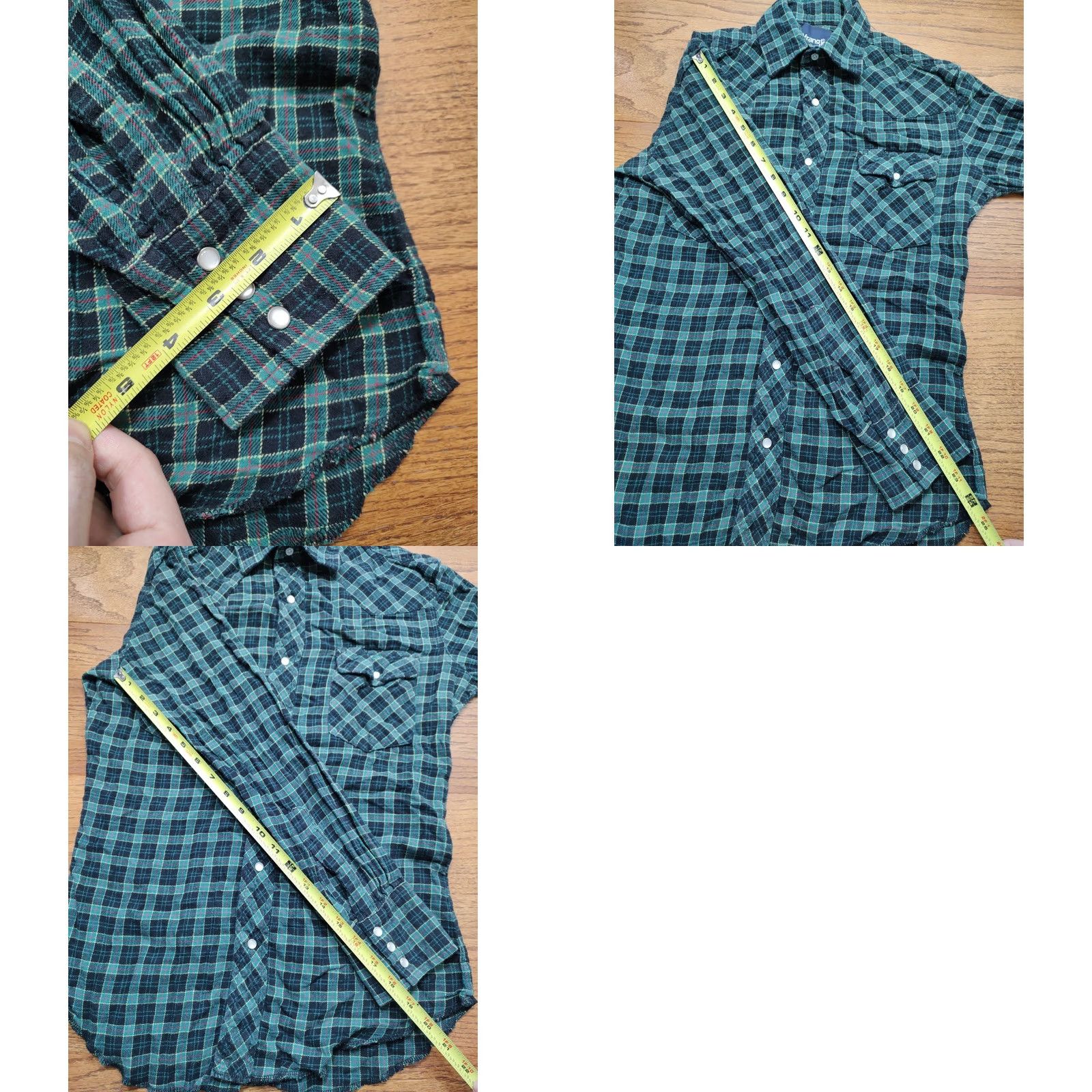 Wrangler VINTAGE Wrangler Shirt Mens S Green Plaid Flannel Pearl Snap Western Cowboy 90s Boys? No—Mens. Size US S / EU 44-46 / 1 - 8 Thumbnail
