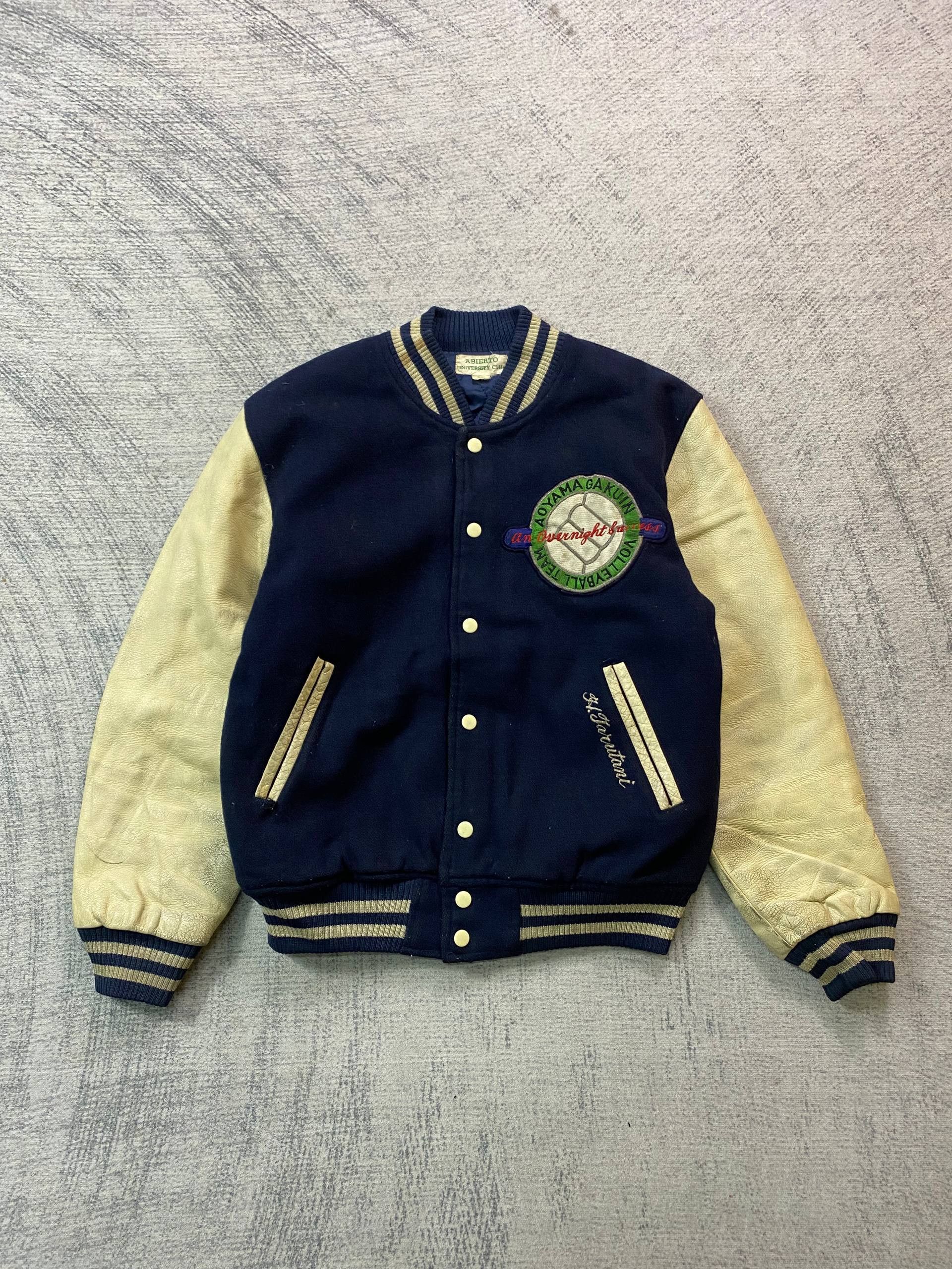 Vintage Vintage Aoyama Gakuin University Volleyball Varsity Jacket Size US M / EU 48-50 / 2 - 5 Thumbnail