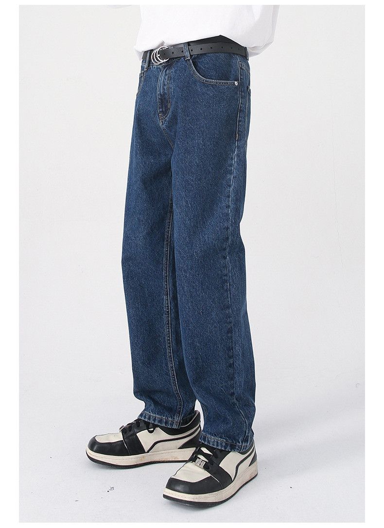 Japanese Brand × Jean Japanese retro casual loose washed straight jeans Size US 32 / EU 48 - 3 Thumbnail