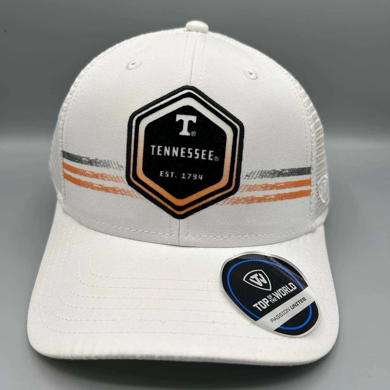 Top Of The World Tennessee Volunteers Trucker Hat Men White Snap Back Cap Size ONE SIZE - 1 Thumbnail