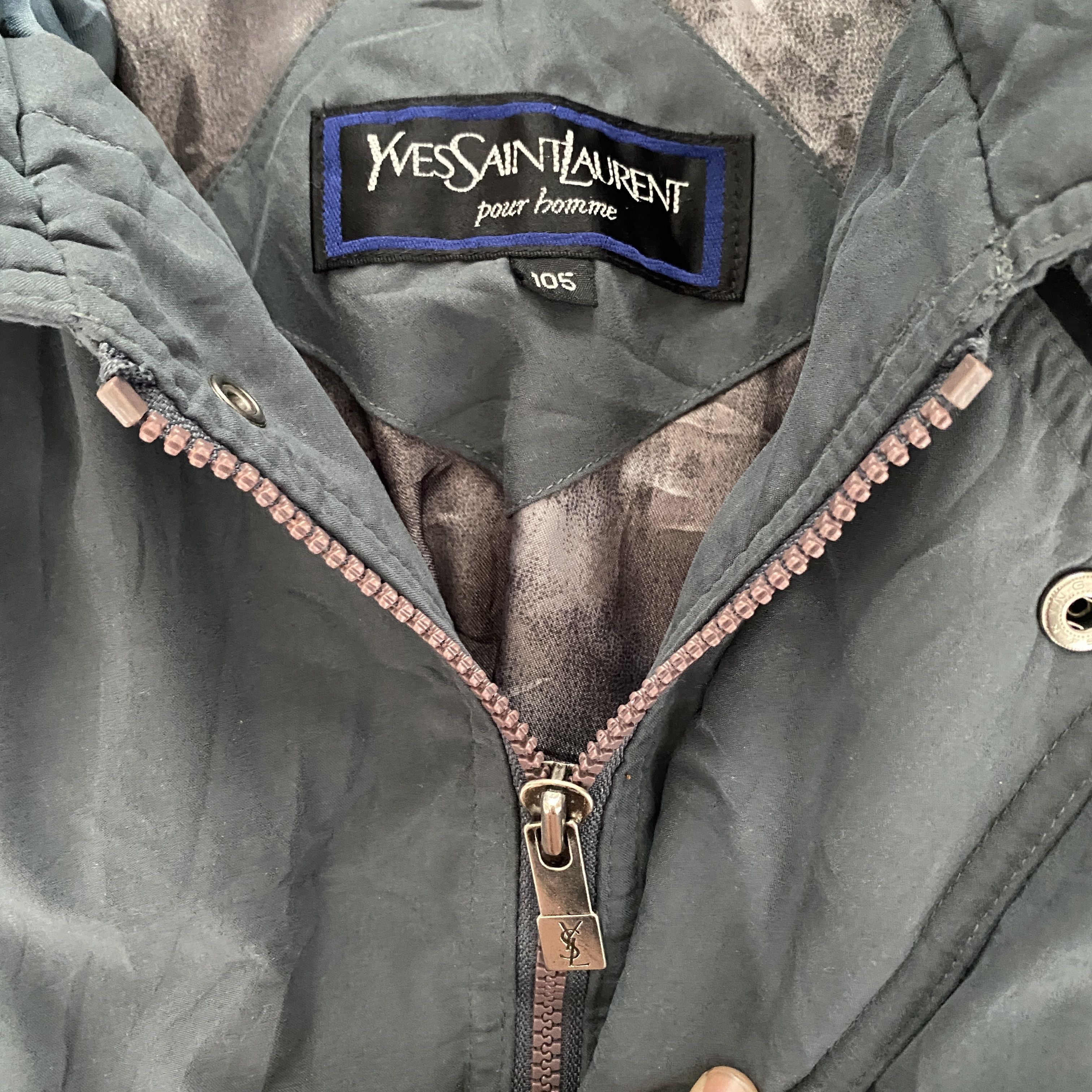 Vintage Vintage Yves Saint Laurent Puffer Down Jacket Size US XL / EU 56 / 4 - 4 Thumbnail
