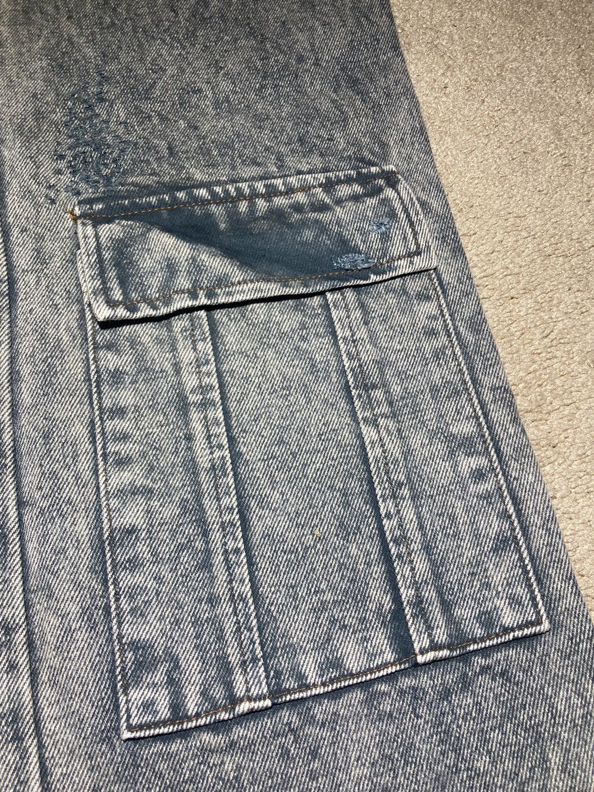 Liberal Youth Ministry SS21 New Liberal Youth Ministry Pants Destroyed Jeans Small Size US 30 / EU 46 - 6 Thumbnail