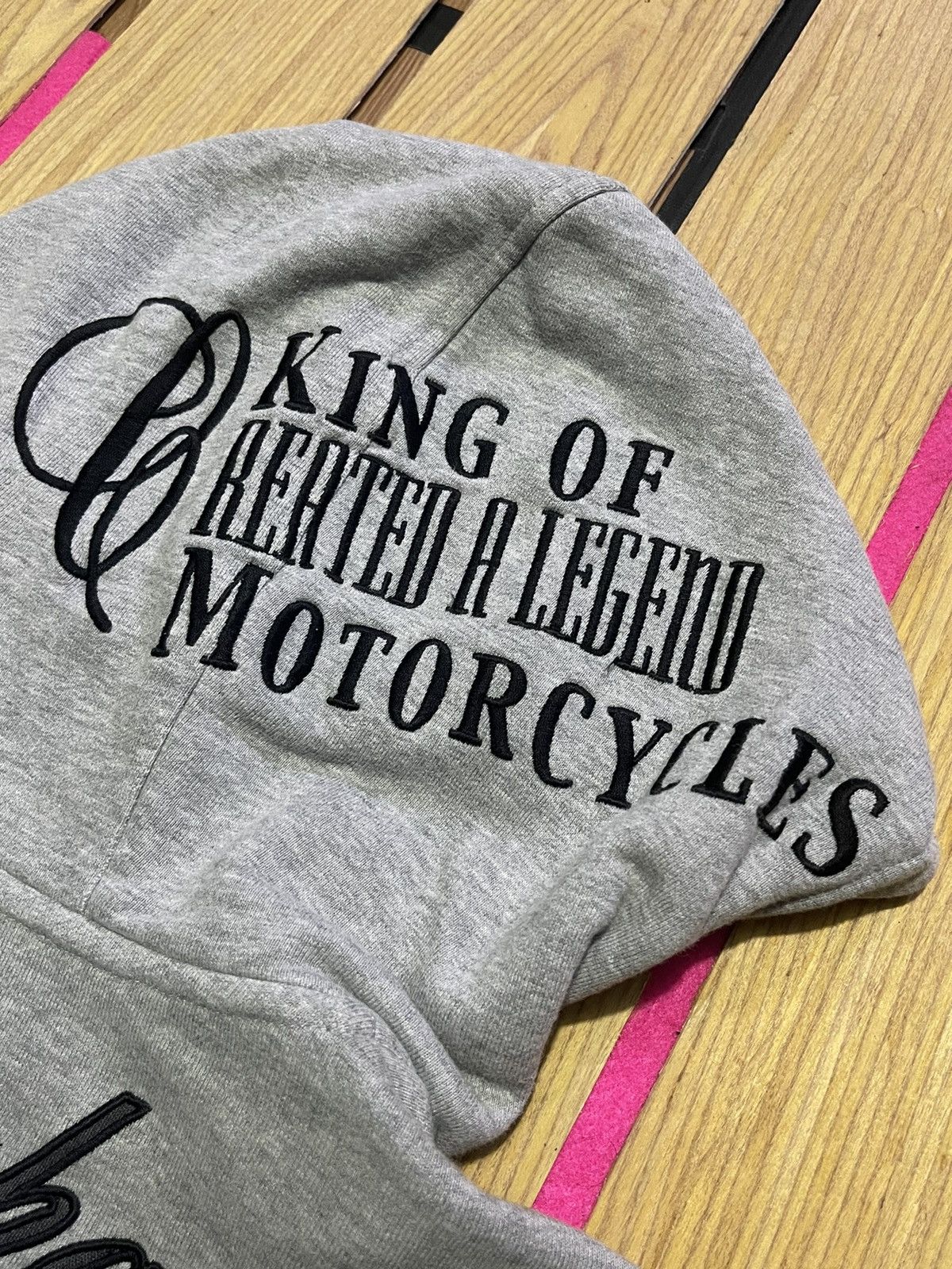 If Six Was Nine NORTON Y2K ZIPPER HOODIE with full embroidery motif Size US L / EU 52-54 / 3 - 4 Thumbnail