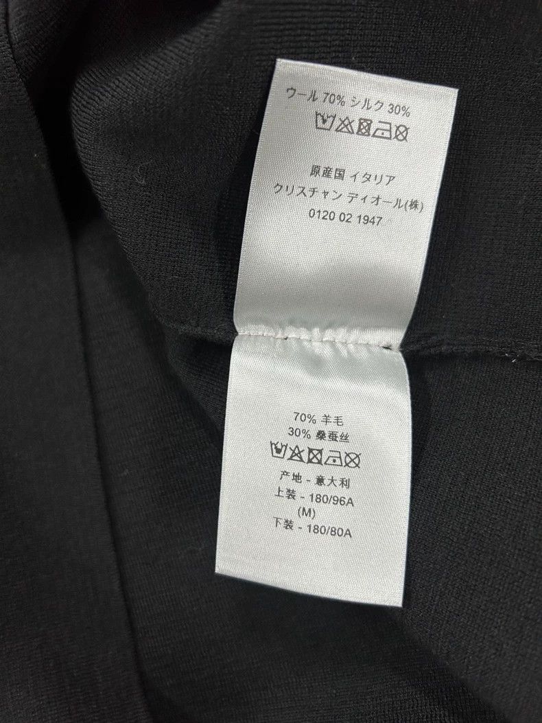 Dior Dior White slogan wool silk black round-neck knitted sweat Size US M / EU 48-50 / 2 - 6 Thumbnail