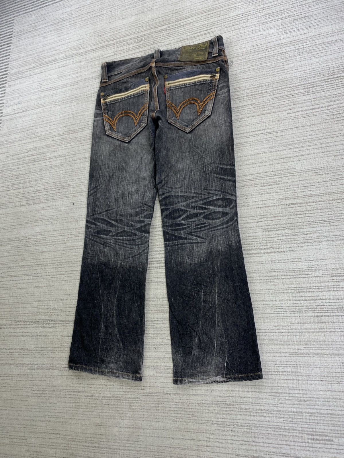 Edwin Vintage Edwin Flared Ash Grey Denim Jeans Size US 34 / EU 50 - 5 Thumbnail