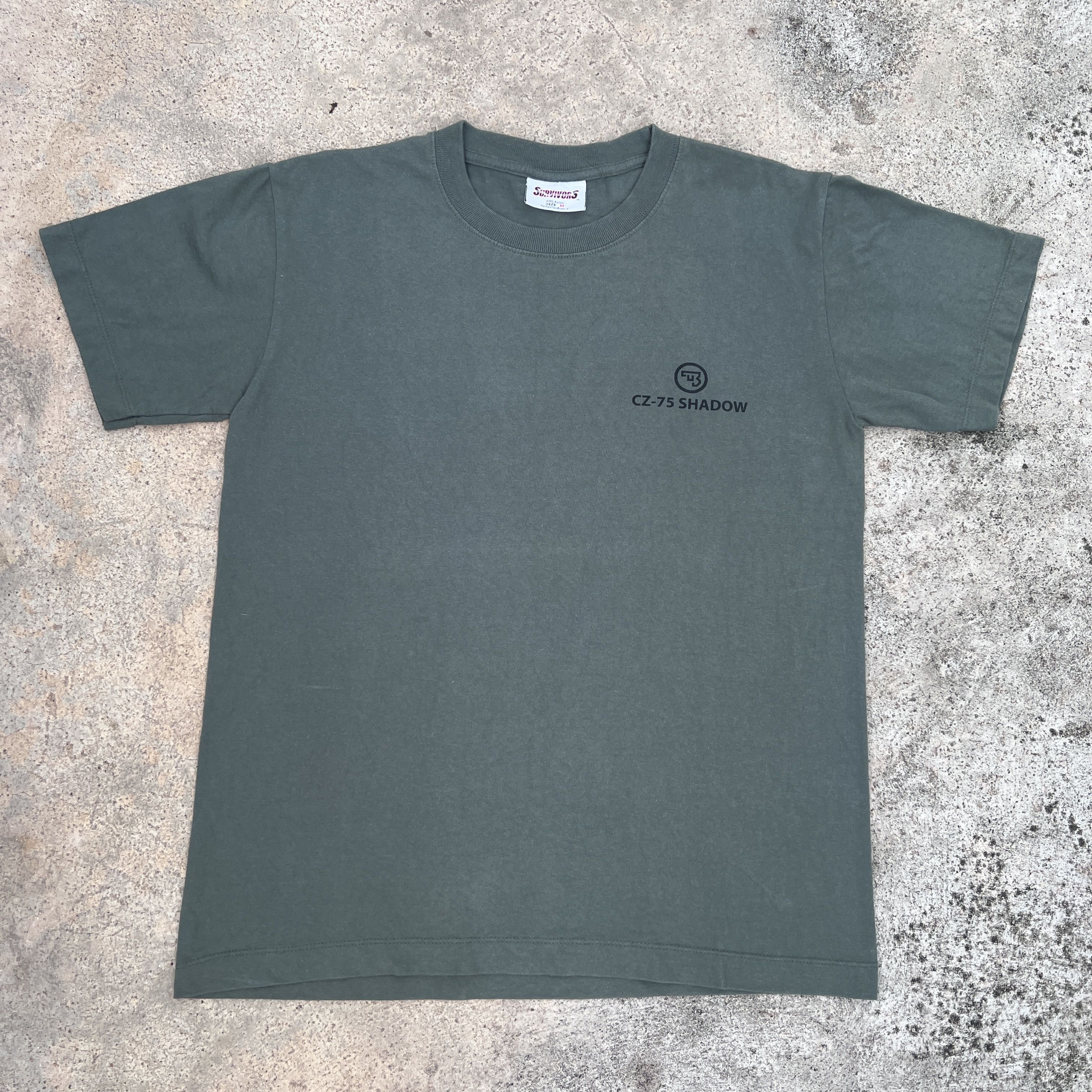 Vintage Vintage Y2K Pistol CZ 75 SHADOW Gun Promo Tee 911 Size US M / EU 48-50 / 2 - 4 Thumbnail